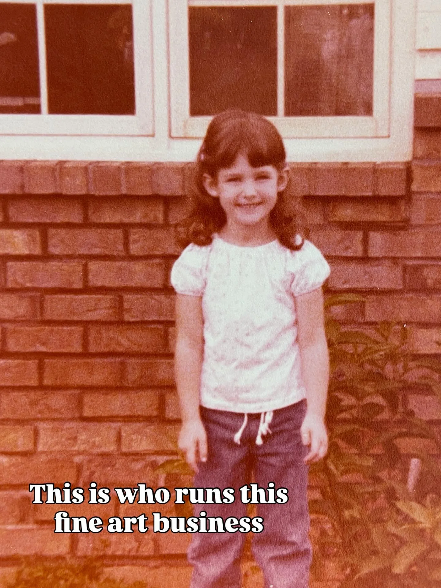 I couldn&rsquo;t resist this trend. #artbusinessowner #alwayswantedtobeanartist #livingthedream