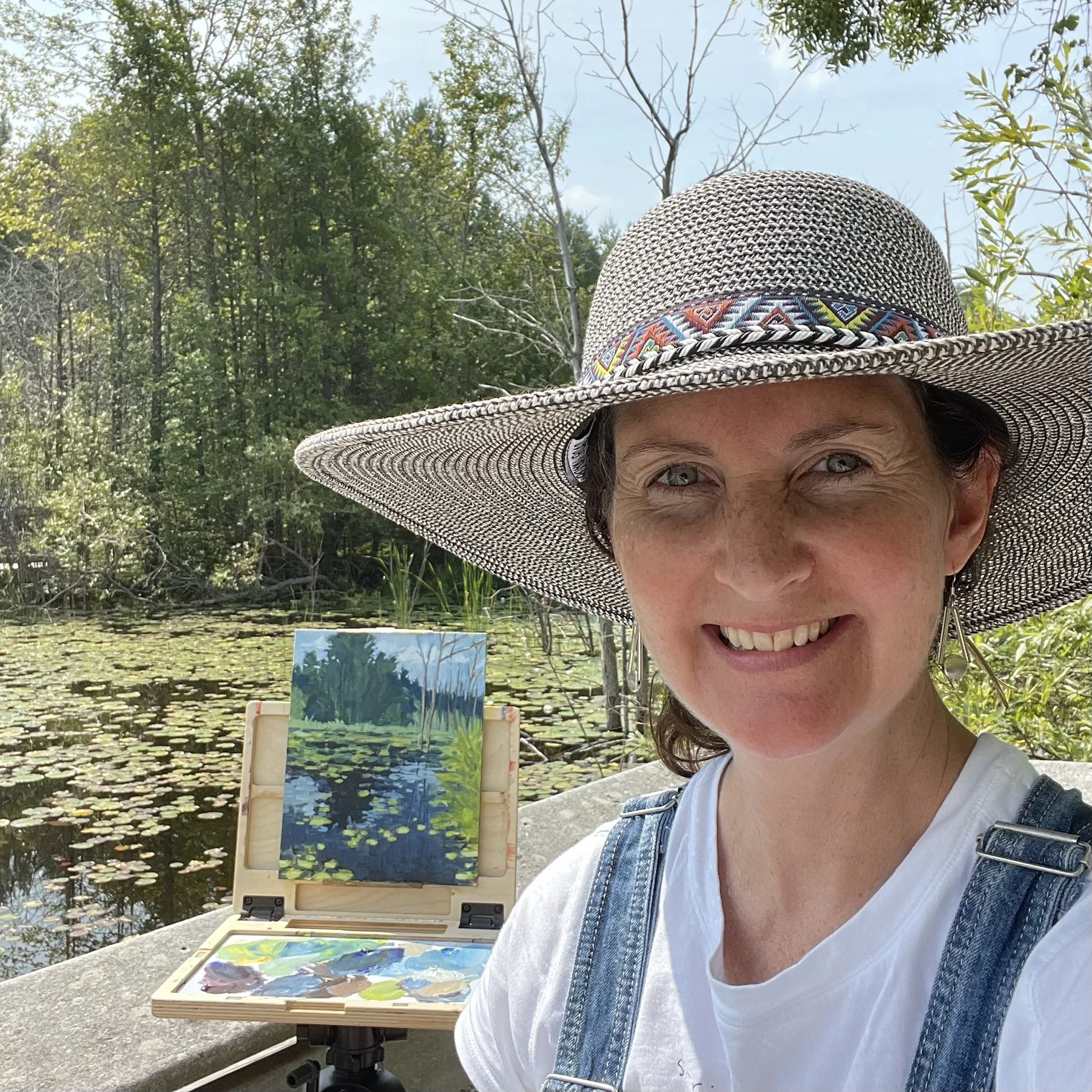 Plein Air Painting at Ahrens Gallery and Studio