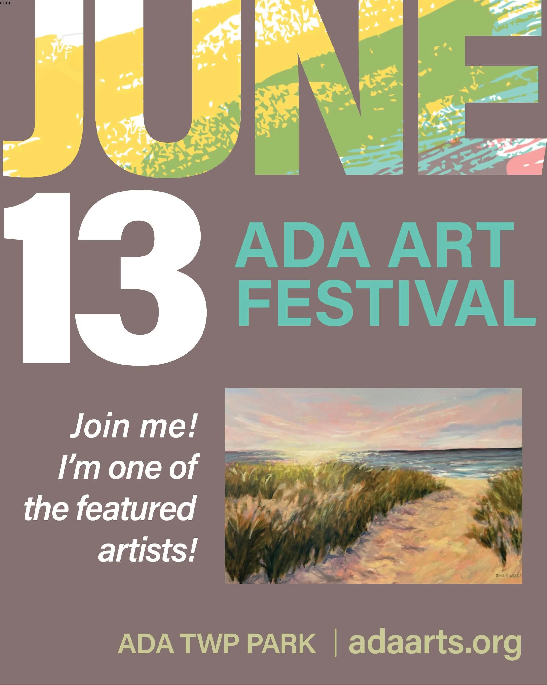 Grand Rapids peeps! I&rsquo;m coming for you!! I can&rsquo;t wait to share my latest work with you at the Ada Arts Festival, June 13, 10-5.