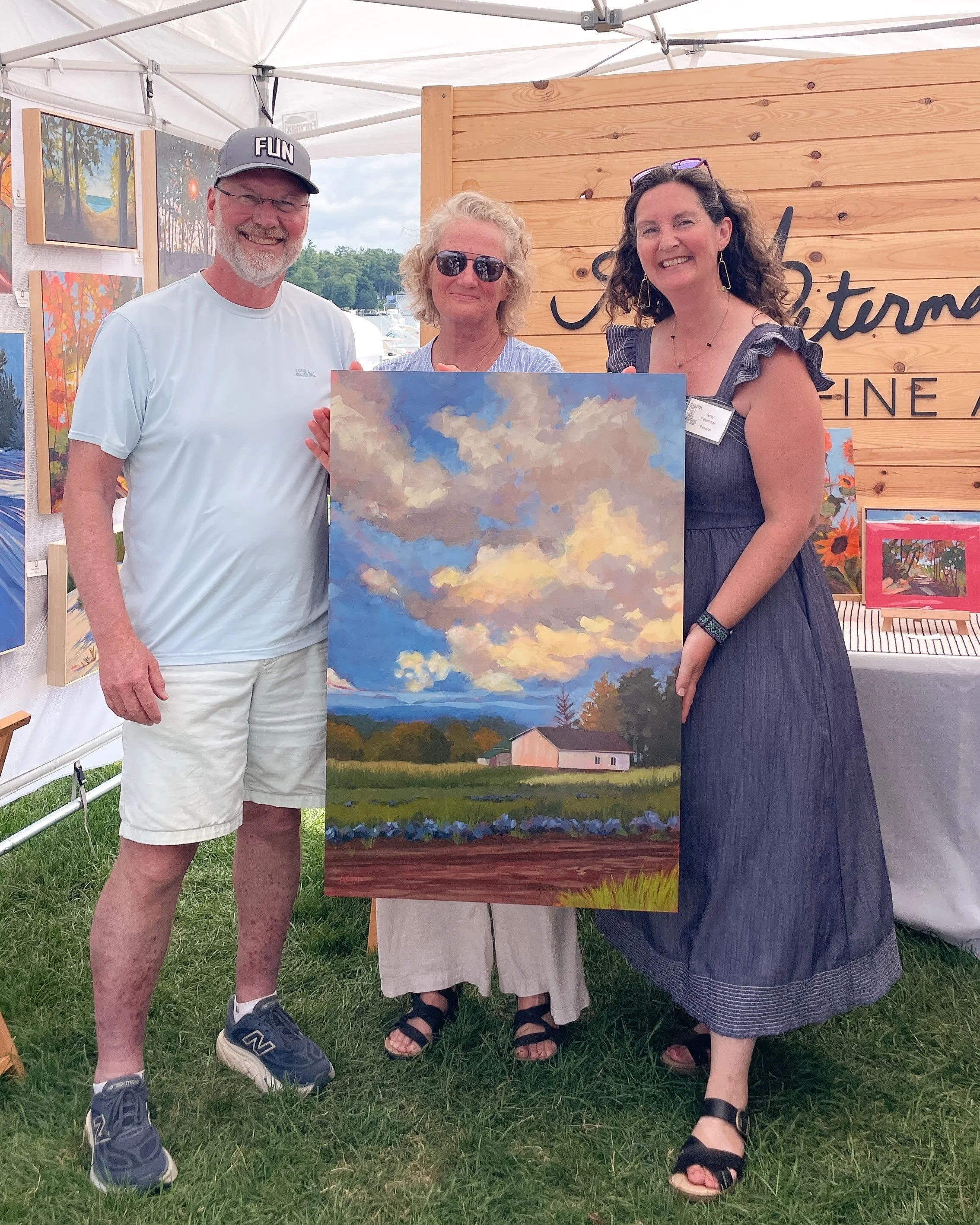 Latergram: I&rsquo;ve spent the last few days recharging my battery on the beach after a very busy several weeks, but I wanted to thank all of the lovely people that came out to the Charlevoix Waterfront Art Festival on Saturday. Your support and pur