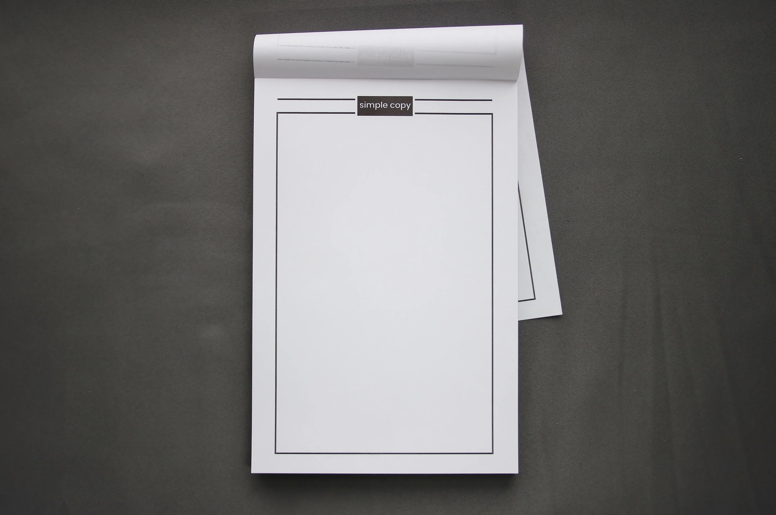 Custom Notepads Printing Services Custom Printing Simple Copy