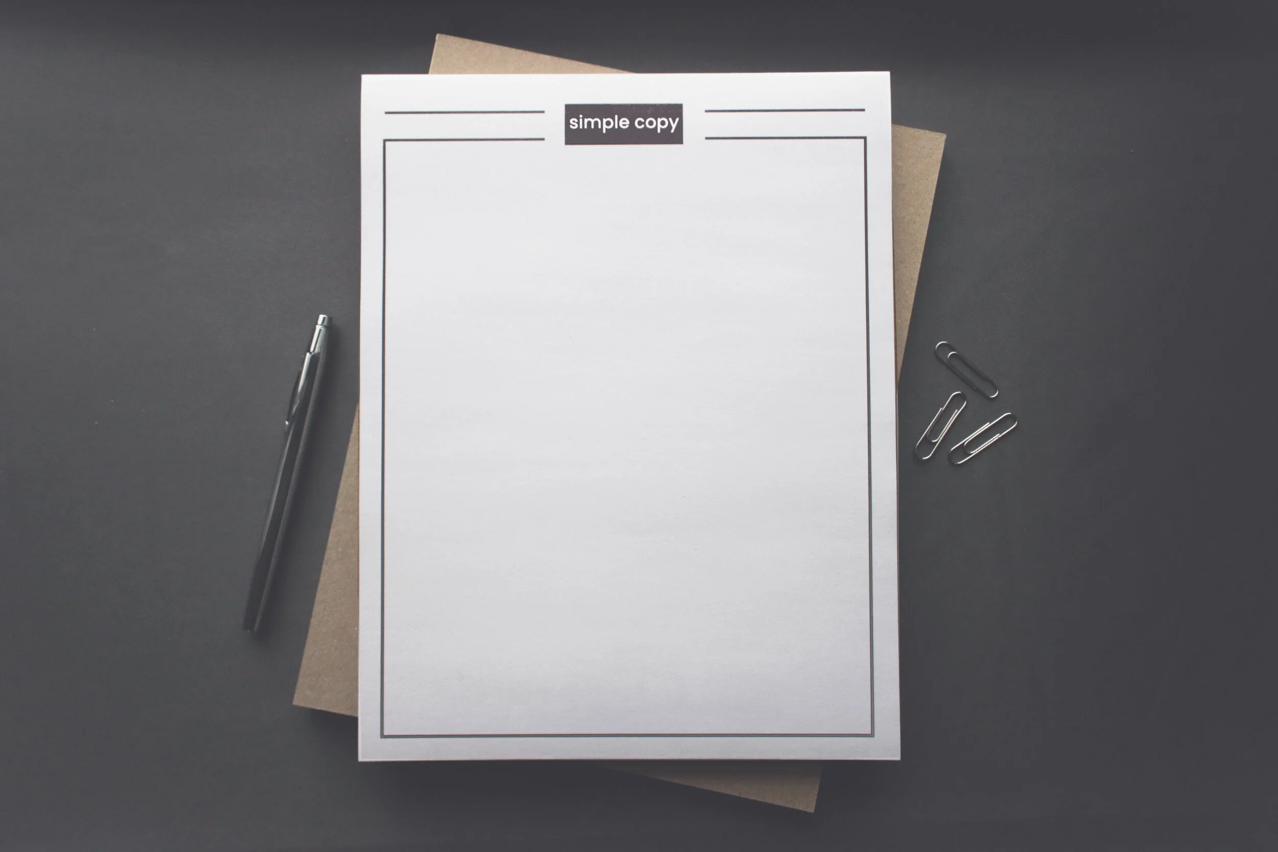Custom Notepads Printing Services Custom Printing Simple Copy