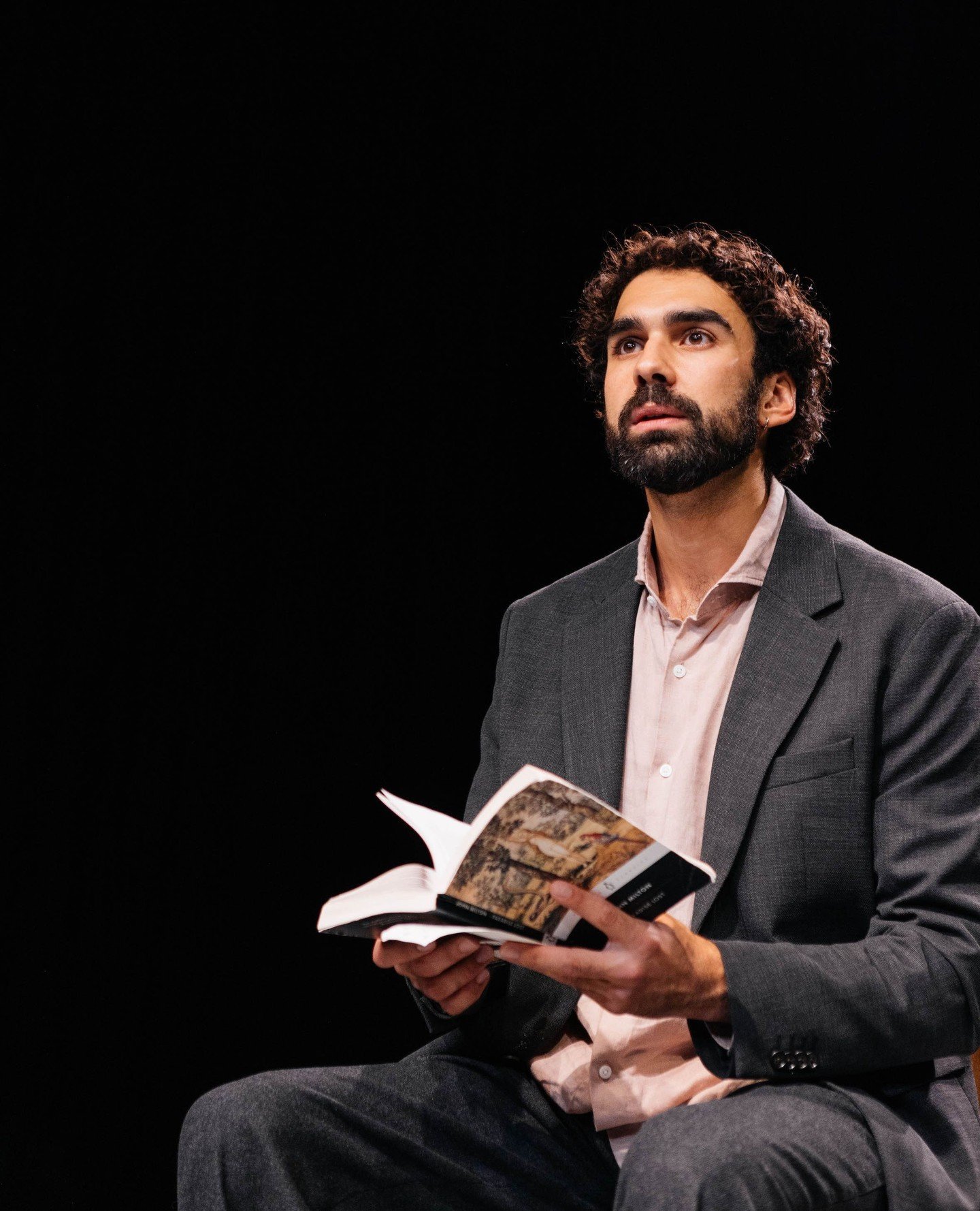 Tonight we perform our- entirely faithful- retelling of Milton's Paradise Lost for the final time in 2024 to a sold out audience at @arkcliftonville. ⁠
⁠
It's been a pleasure touring this show throughout this year, from @corkmidsummer, to @sharif.afi