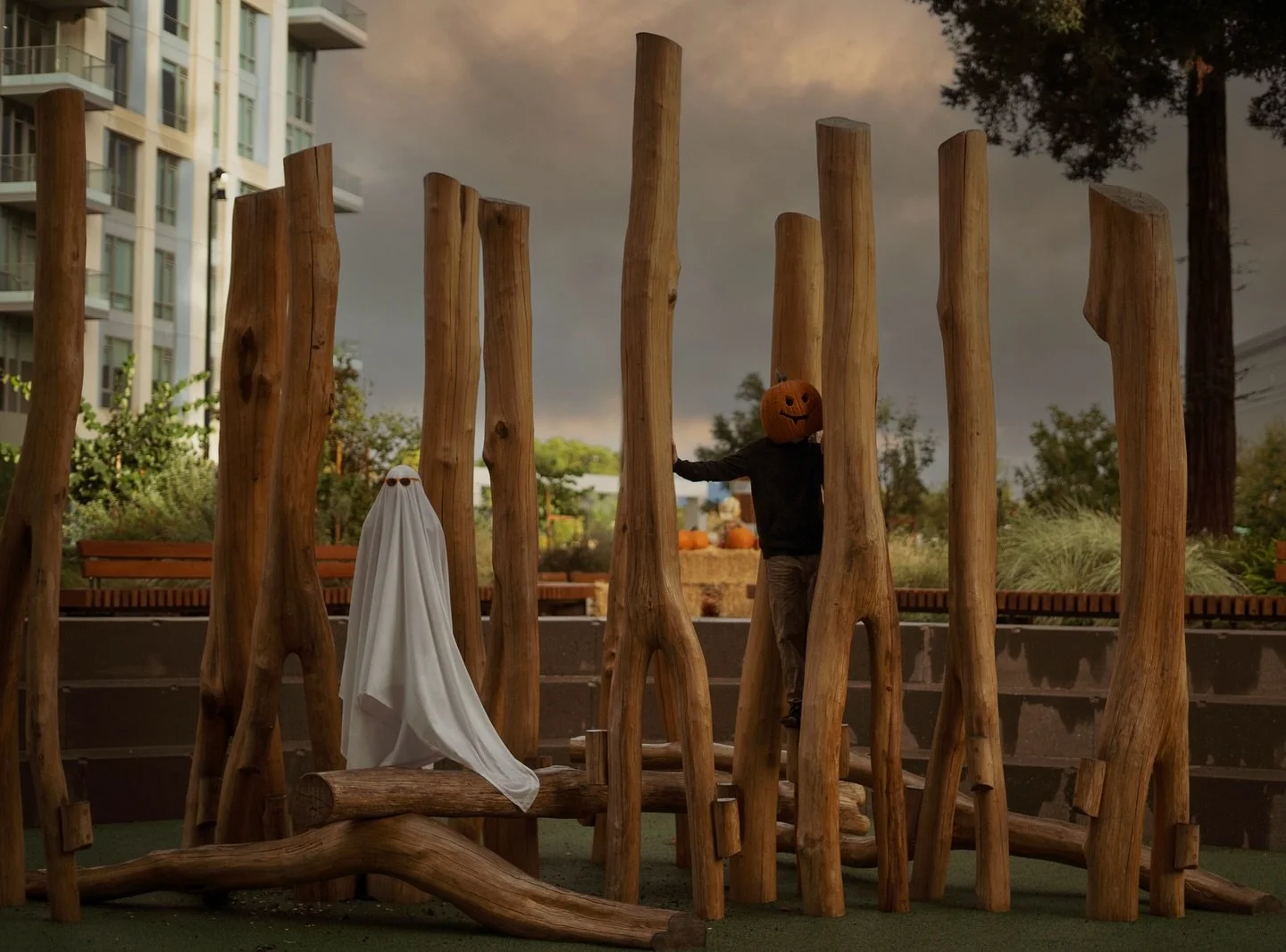 Have a spooktacular Halloween! 👻 🎃

@wholetrees 

#spec #specplay #halloween2025 #halloween #ghostchallenge #ghostrend #pumpkinhead #citylinesunnyvale #cityline #wholetrees #natureplay #playgroundadventures #playground #natureplayground