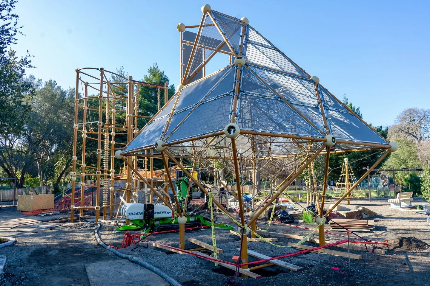 We&rsquo;re so excited for our new destination playground coming to Flood Park in Menlo Park!

Working with our partners at Berliner Seilfabrik, Percussion Play, Duncan &amp; Grove, and our installers at Playgrounds Unlimited to bring this space to l