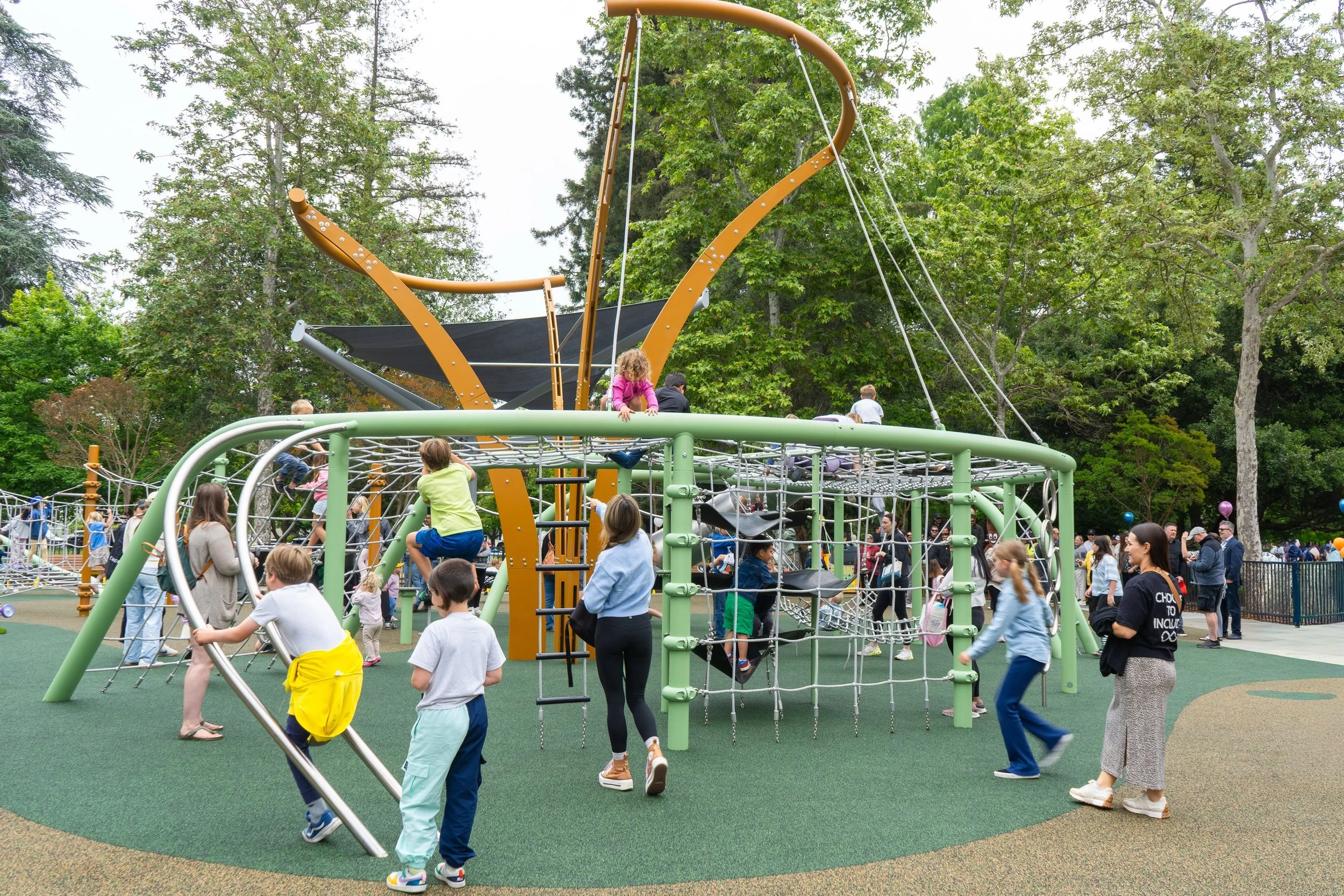 ☀️ Summer Spotlight: Fuller Park, Napa!
We&rsquo;re excited to feature one of our favorite recent projects this summer.

At Fuller Park, a custom Berliner playground transforms the idea of a fallen leaf into a one-of-a-kind place to play. This inclus