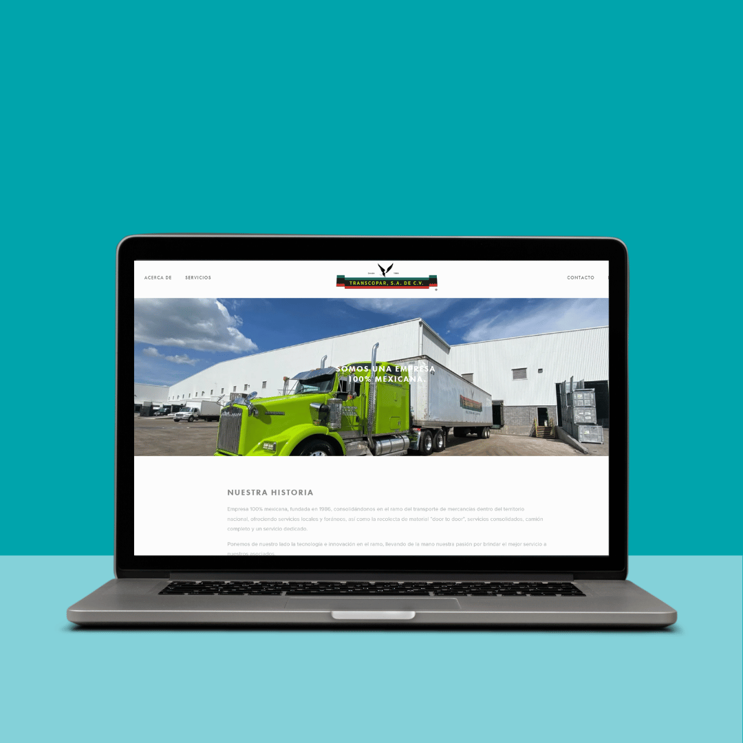 Transportation Website Example Squarespace
