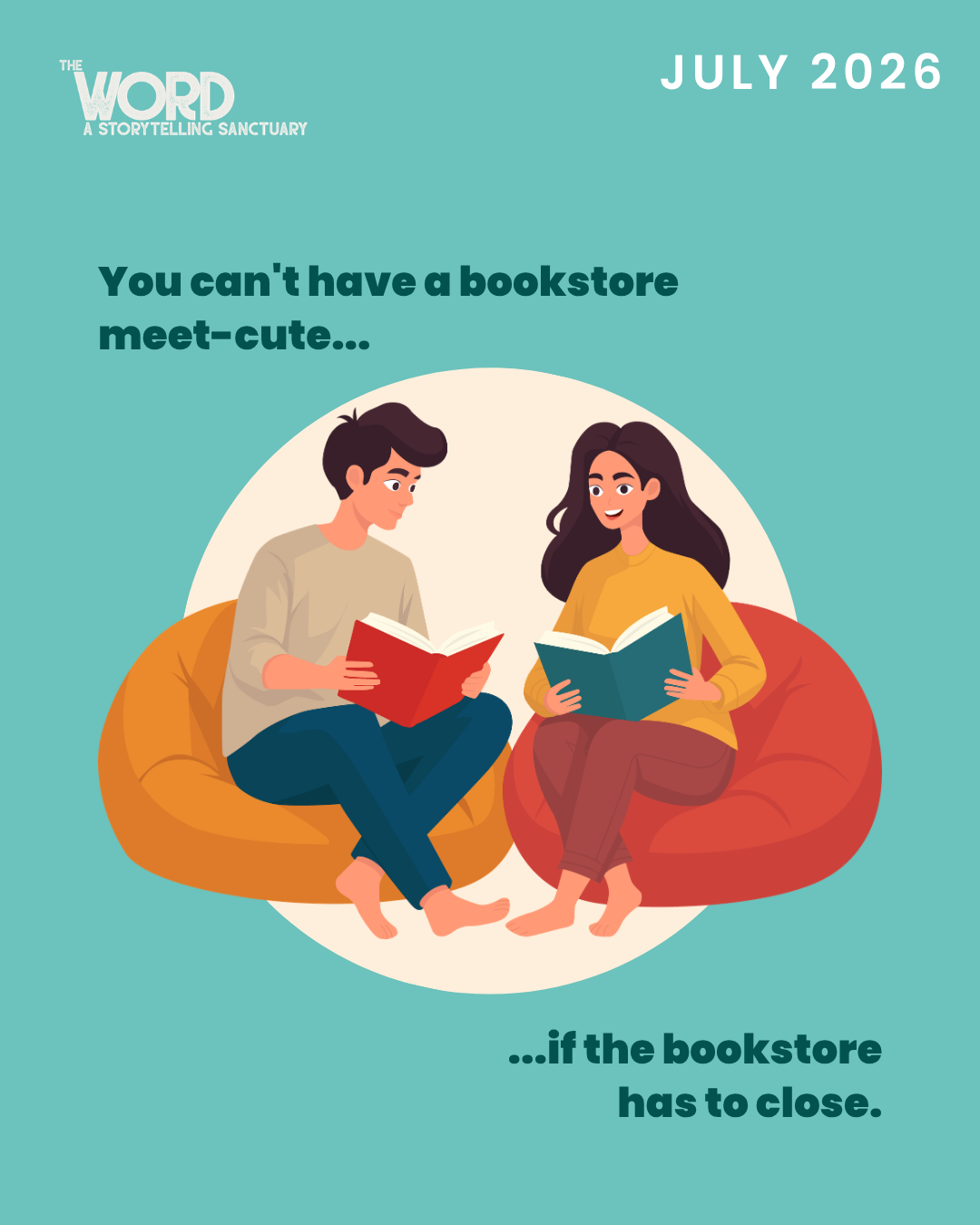 Two people reading books