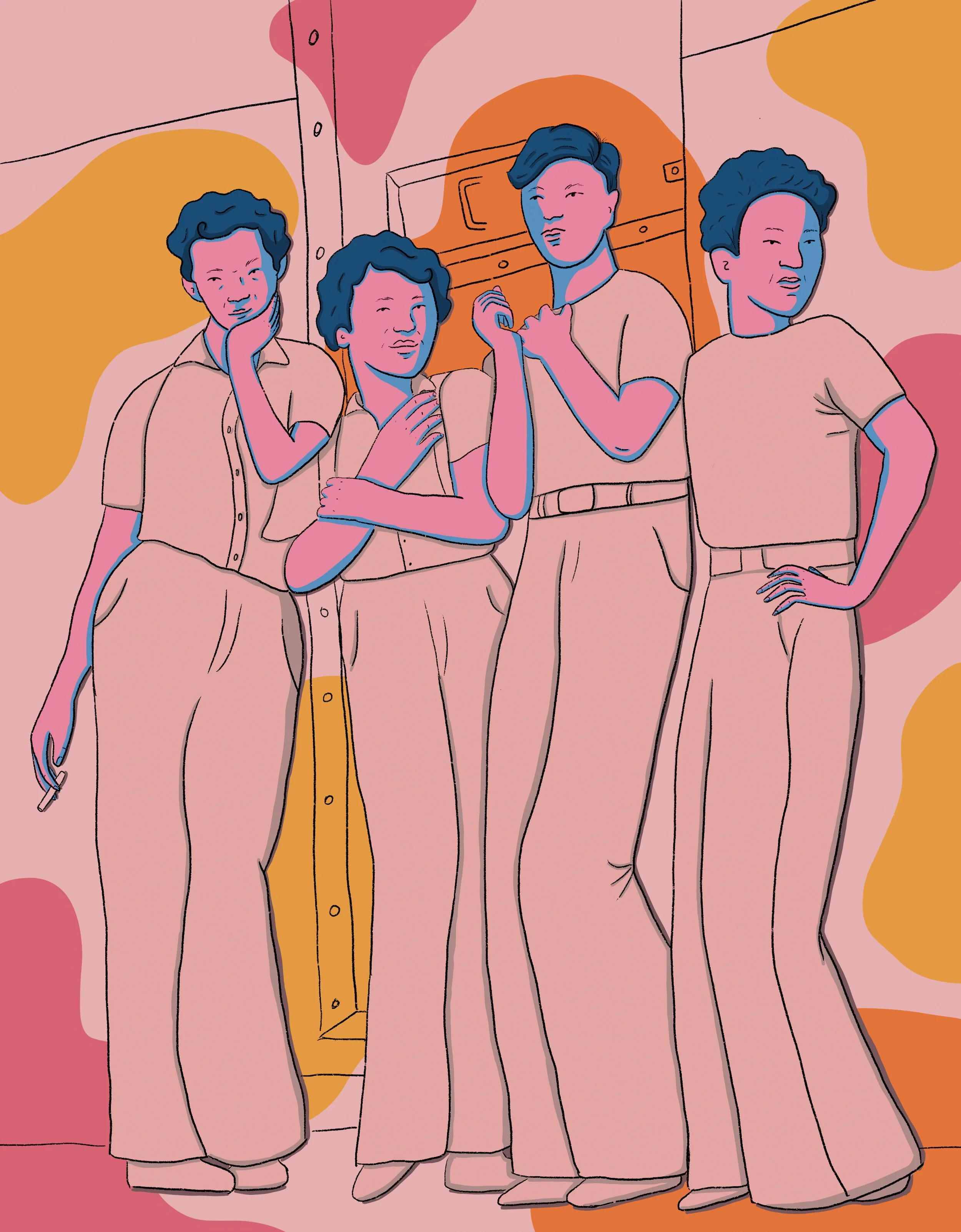 Gay men in Lecumberri prison