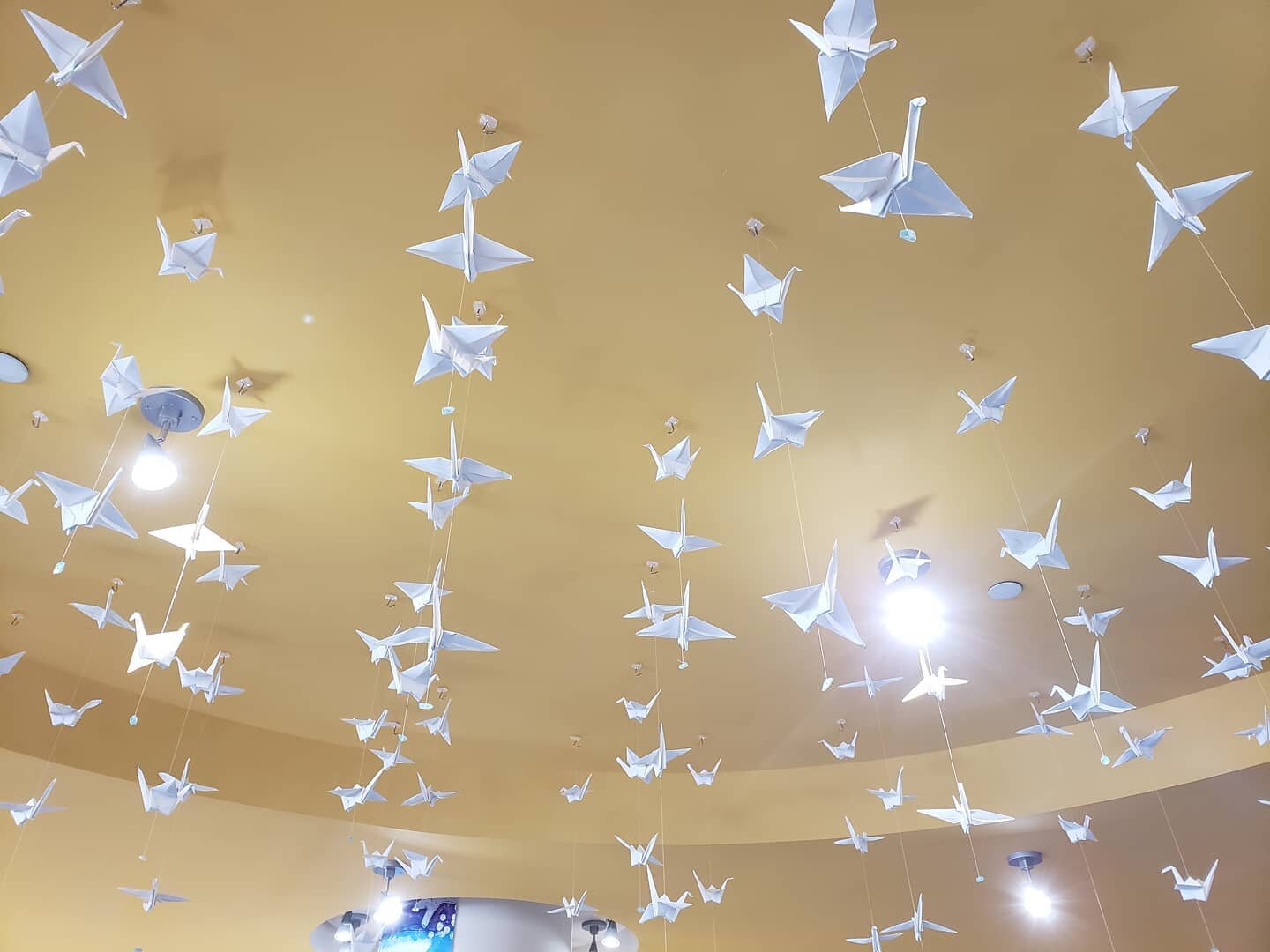 &quot;Fly Free, My Friends. Miss You.&quot; -Montefiore Perioperative Department Nurse

A mini crane exhibition is hanging as a part of the Children's Hospital at Montefiore Healing Garden. Each crane contains a 6 word poem written by an employee or 