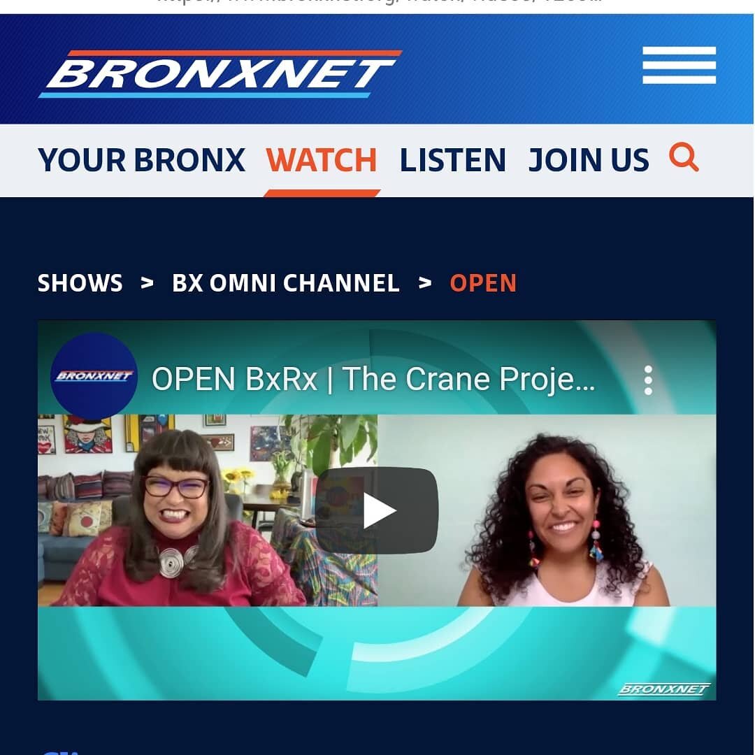 Thanks @bronxnettv for your interest in The Crane Project! See the interview with our co-founder @sriyatwinkle  from @primecenterforhealthequity  here: https://www.bronxnet.org/watch/videos/12532/

#healingarts #montefiore #covid19 #papercranes #poet
