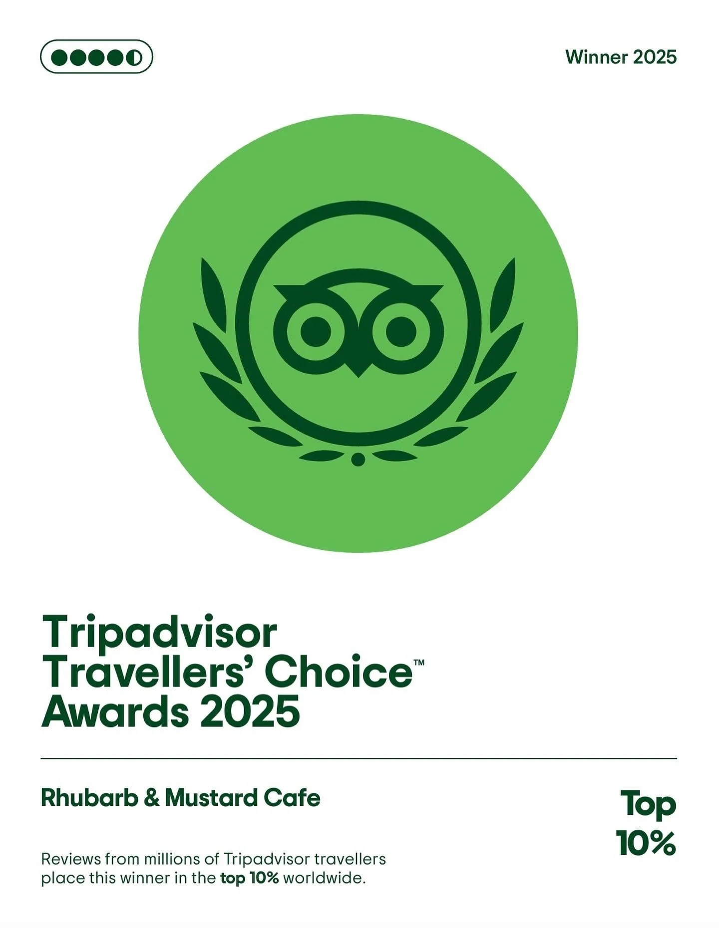 🏅We&rsquo;re thrilled that we&rsquo;ve won the Traveller&rsquo;s Choice Award for the 5th year in a row!! 
A huge thank you for all your positive reviews.
This achievement means so much to us because it reflects not only the trust of our customers, 