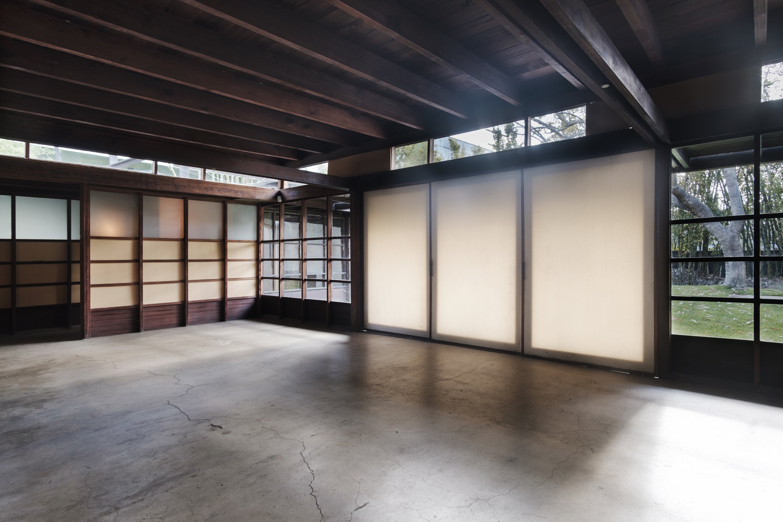The Schindler House Interior Polished Concrete Floors - Rudolph Schindler 