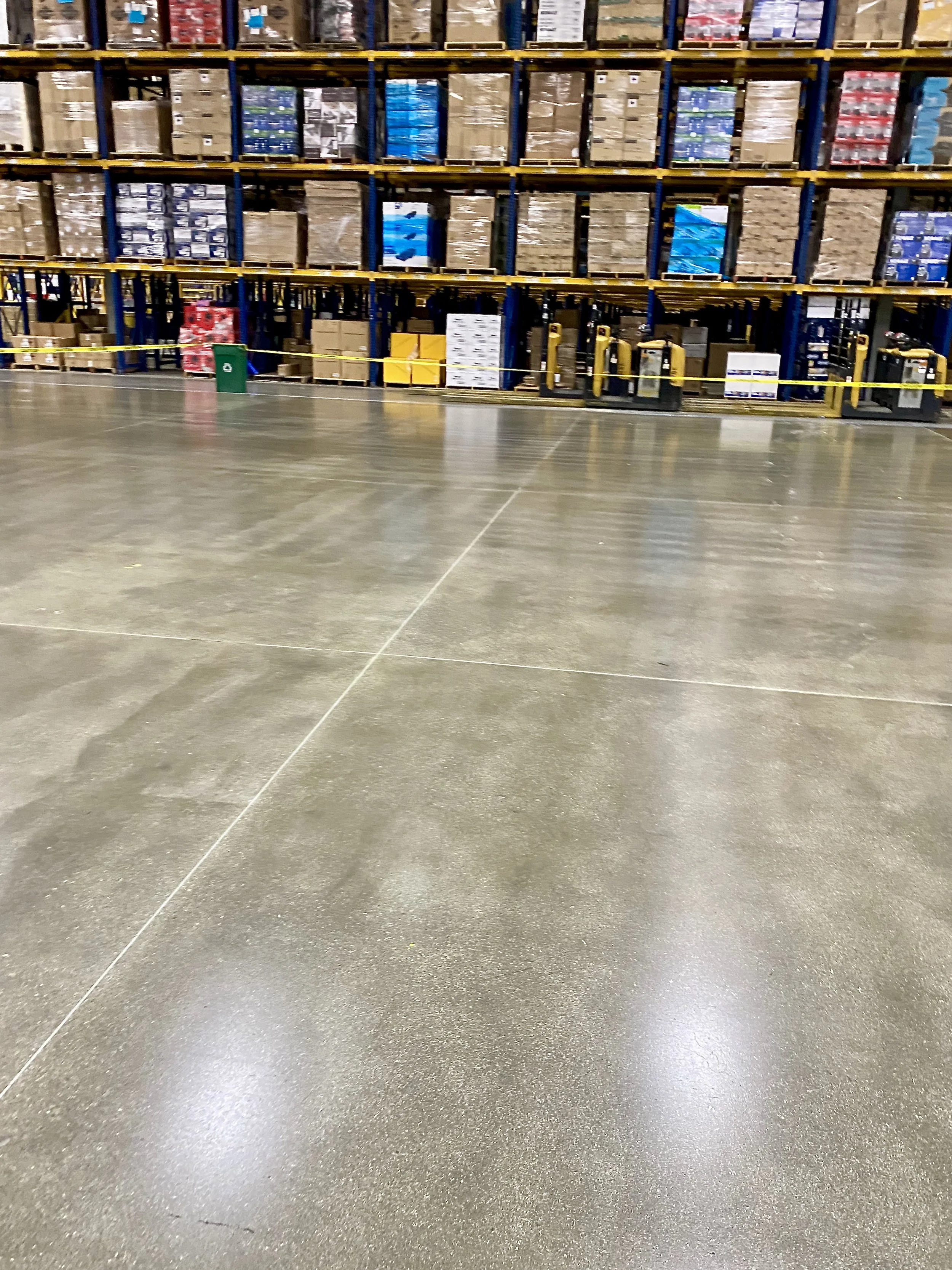 Lowes Distribution Center LA, OC Concrete Polishing, Coating, Repair