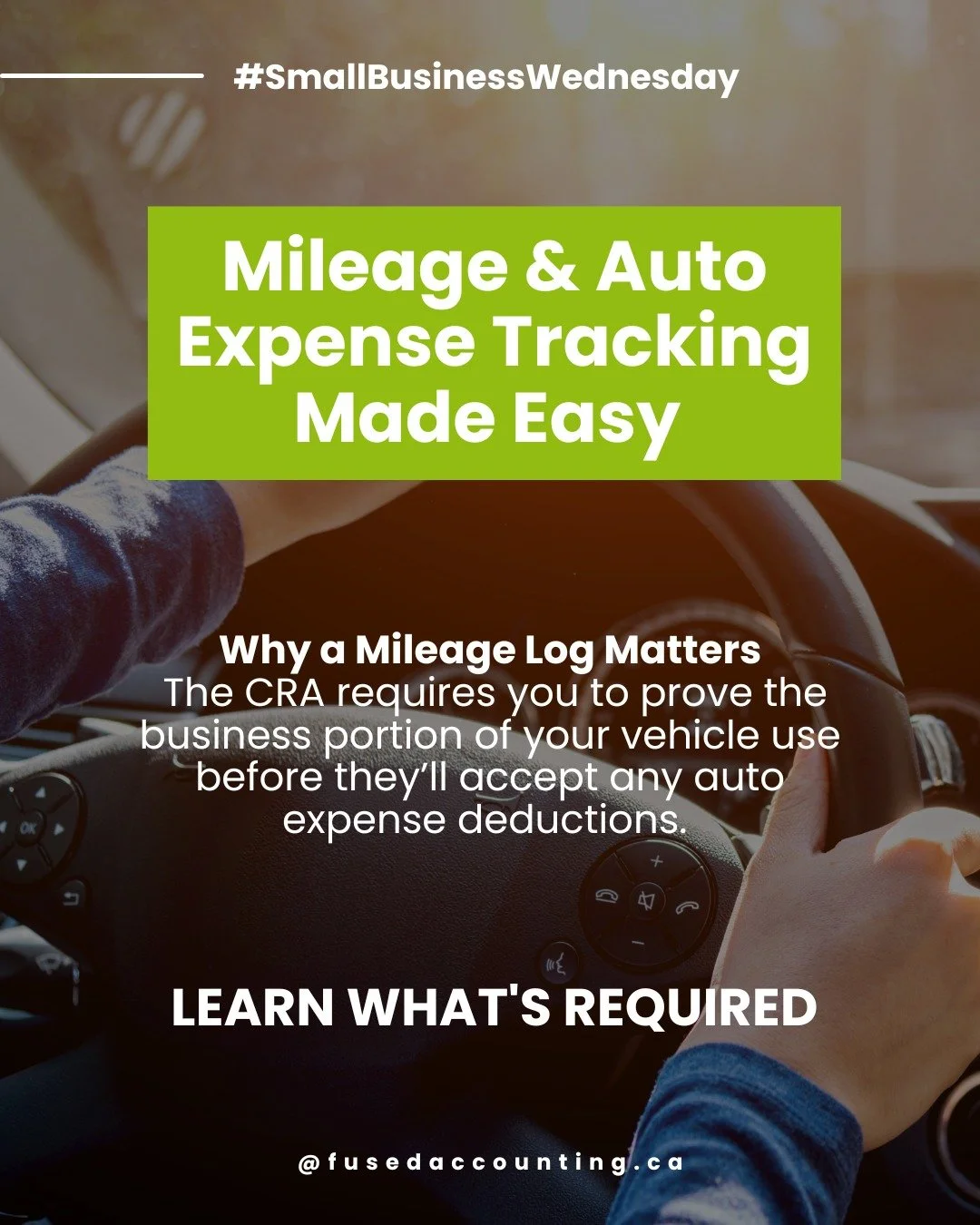 🚗 Mileage &amp; Auto Expense Tracking Made Easy 💼

📍 Why a Mileage Log Matters

The CRA requires you to prove the business portion of your vehicle use before they&rsquo;ll accept any auto expense deductions. Without a proper mileage log, they can 