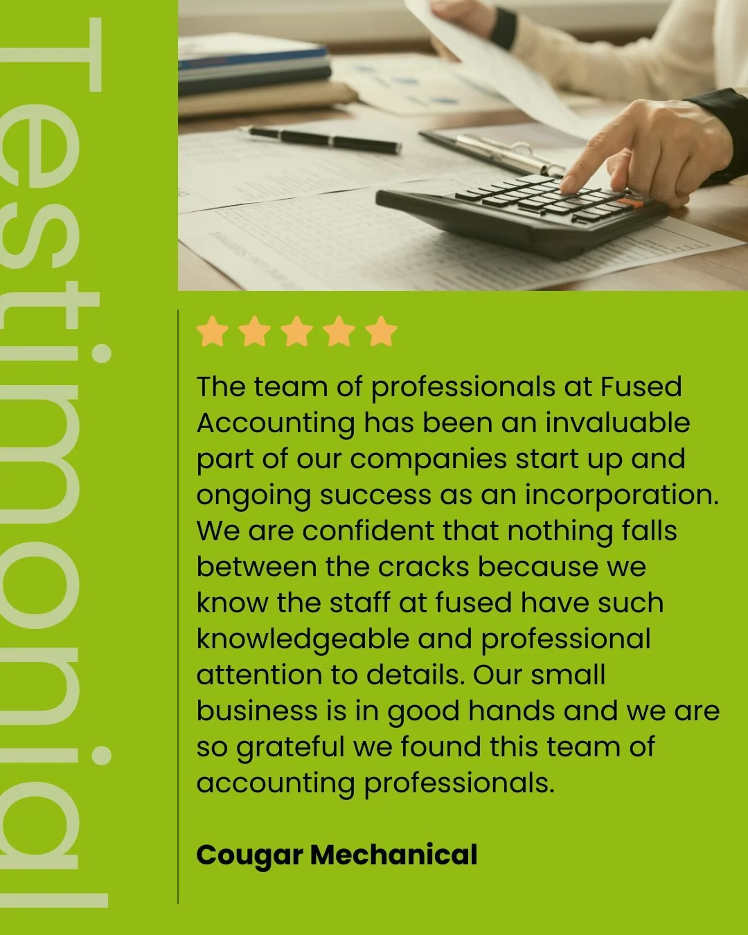 ✨ Client Testimonial Spotlight✨ 
At the heart of our work is your satisfaction &mdash; it's what drives us to deliver the best, every time.

We&rsquo;re truly grateful for your trust and feedback. Every comment helps us grow and serve you better. 👏
