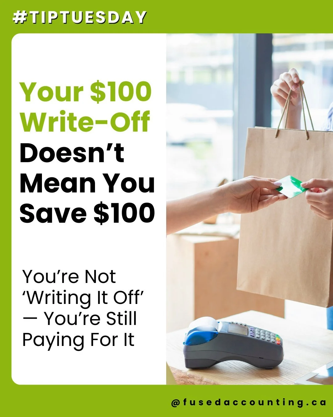 Deductions reduce your income &mdash; not reimburse your purchase. Don&rsquo;t confuse the two. Spend with intention. 

#TaxTruths #WriteOffReality #DeductionsExplained #SmartSpending #BusinessExpenses #TaxLiteracy #SmallBizFinance #ExpenseReality #F