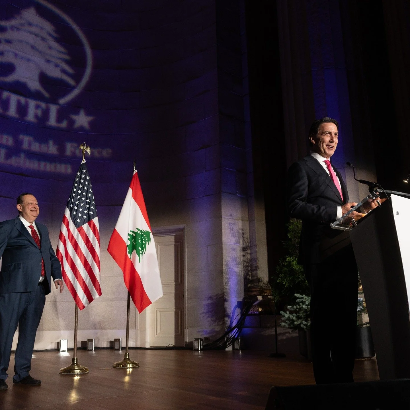 Busy Season Series ✨
American Task Force on Lebanon Gala
Our next event took us back to the Andrew W Mellon Auditorium for the first time since 2019 (when we were there with AAM!). The Mellon is a beautiful space to celebrate our wonderful clients' w