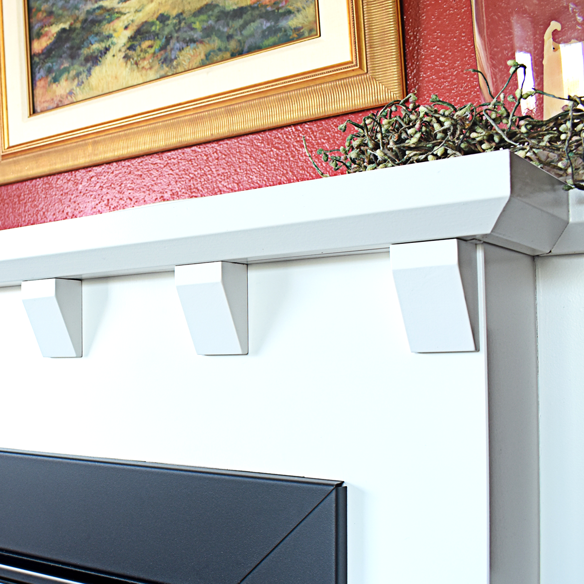 Fireplace Mantel &amp; Shelves