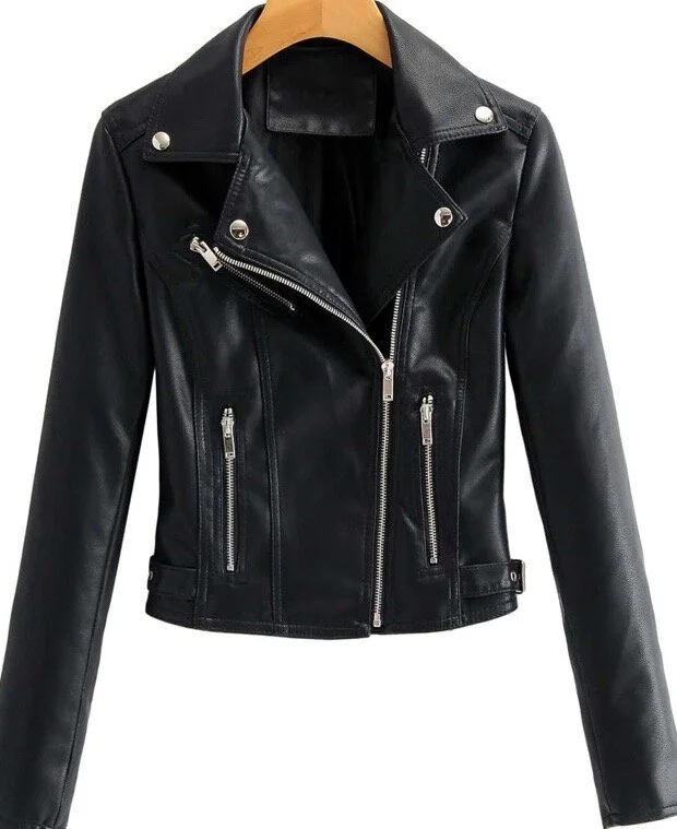 Biker Girl Leather Jacket