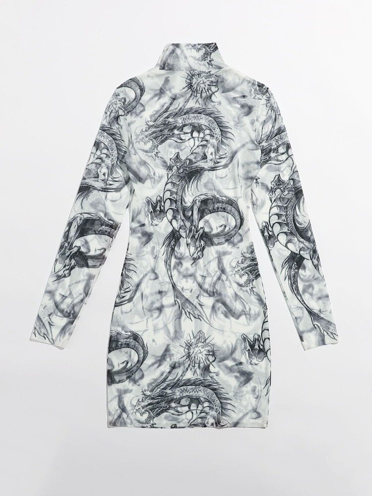 Asian Design Bodycon Dress
