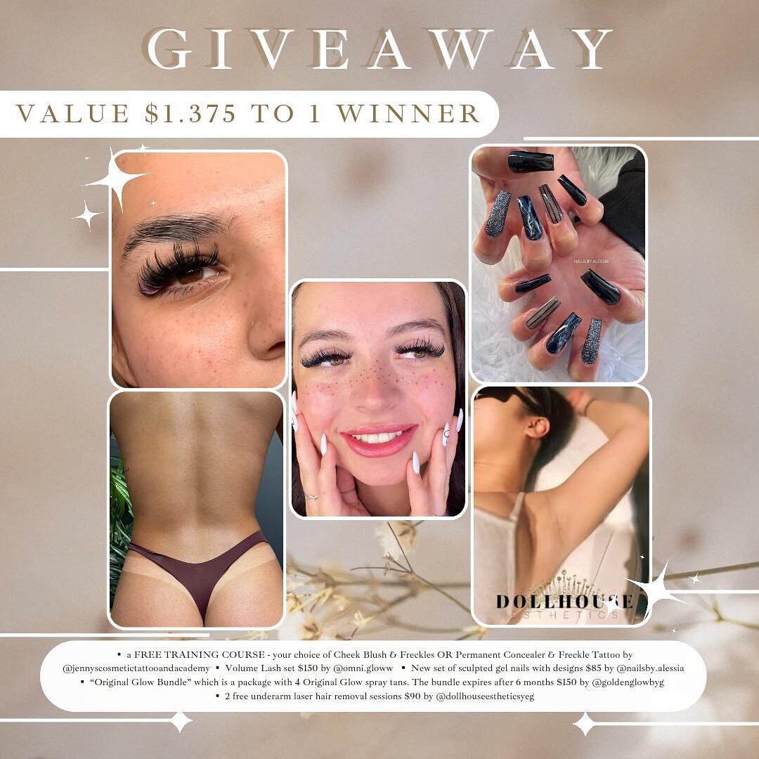 ✨G I V E A W A Y✨

One lucky winner will Receive receive these Amazing Services! 
Good luck💛💛💛

▪︎ a FREE TRAINING COURSE - your choice of Cheek Blush &amp; Freckles OR Permanent Concealer &amp; Freckle Tattoo by @jennyscosmetictattooandacademy
▪︎