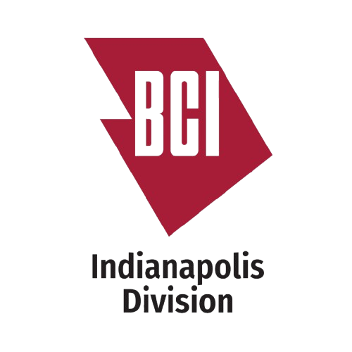 Buckeye Corrugated Indianapolis logo sais "BCI" over a red, geometric shape and "Indianapolis Division" beneath