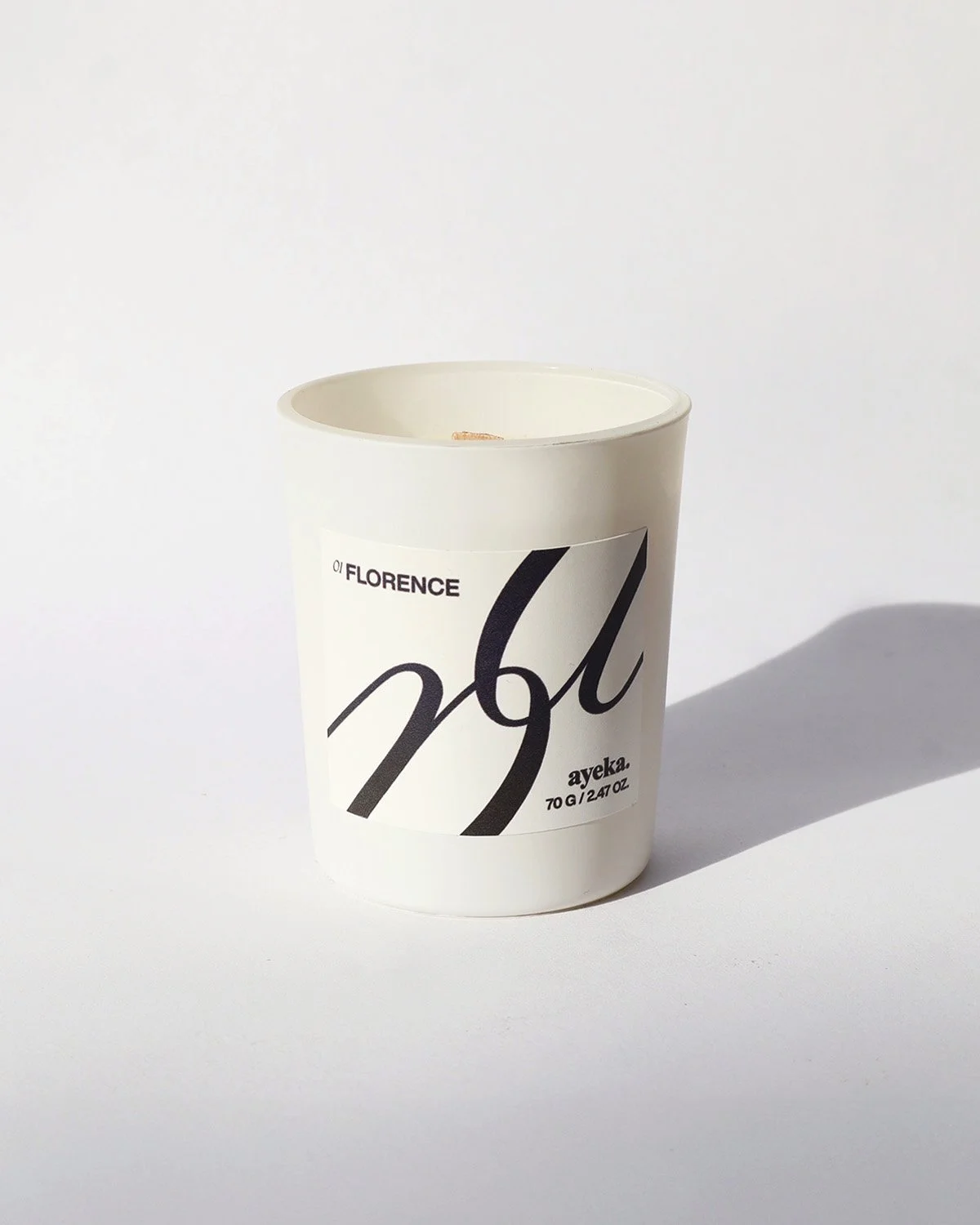 Florence — Gardenia, Coconut & Musk Scented Candle