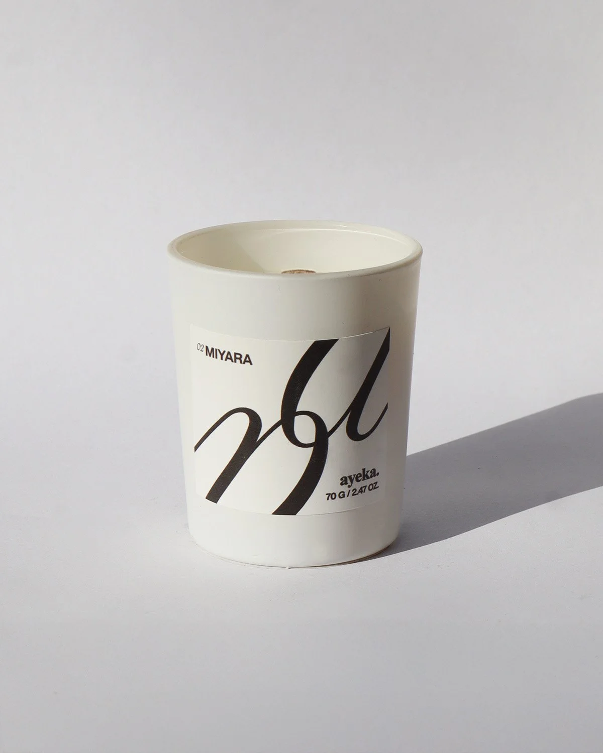 Miyara  — Orange, Honeysuckle & Vanilla Scented Candle