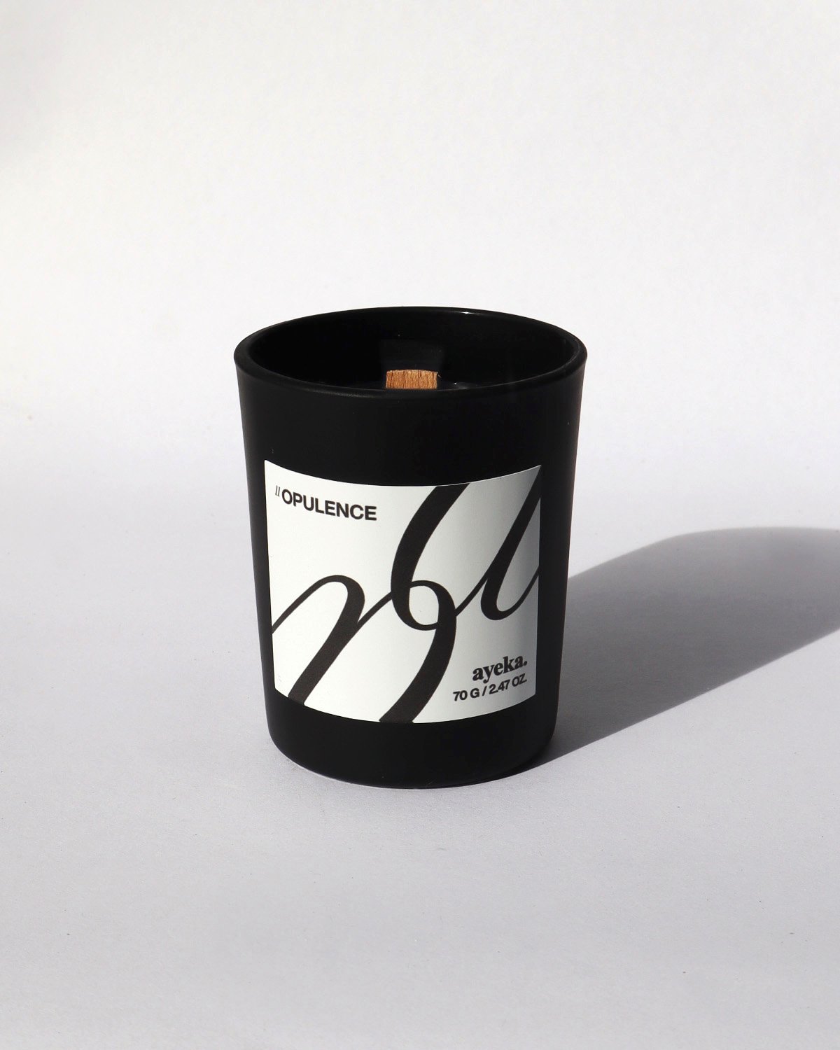 Opulence — Bergamot, Leather & Amber Scented Candle