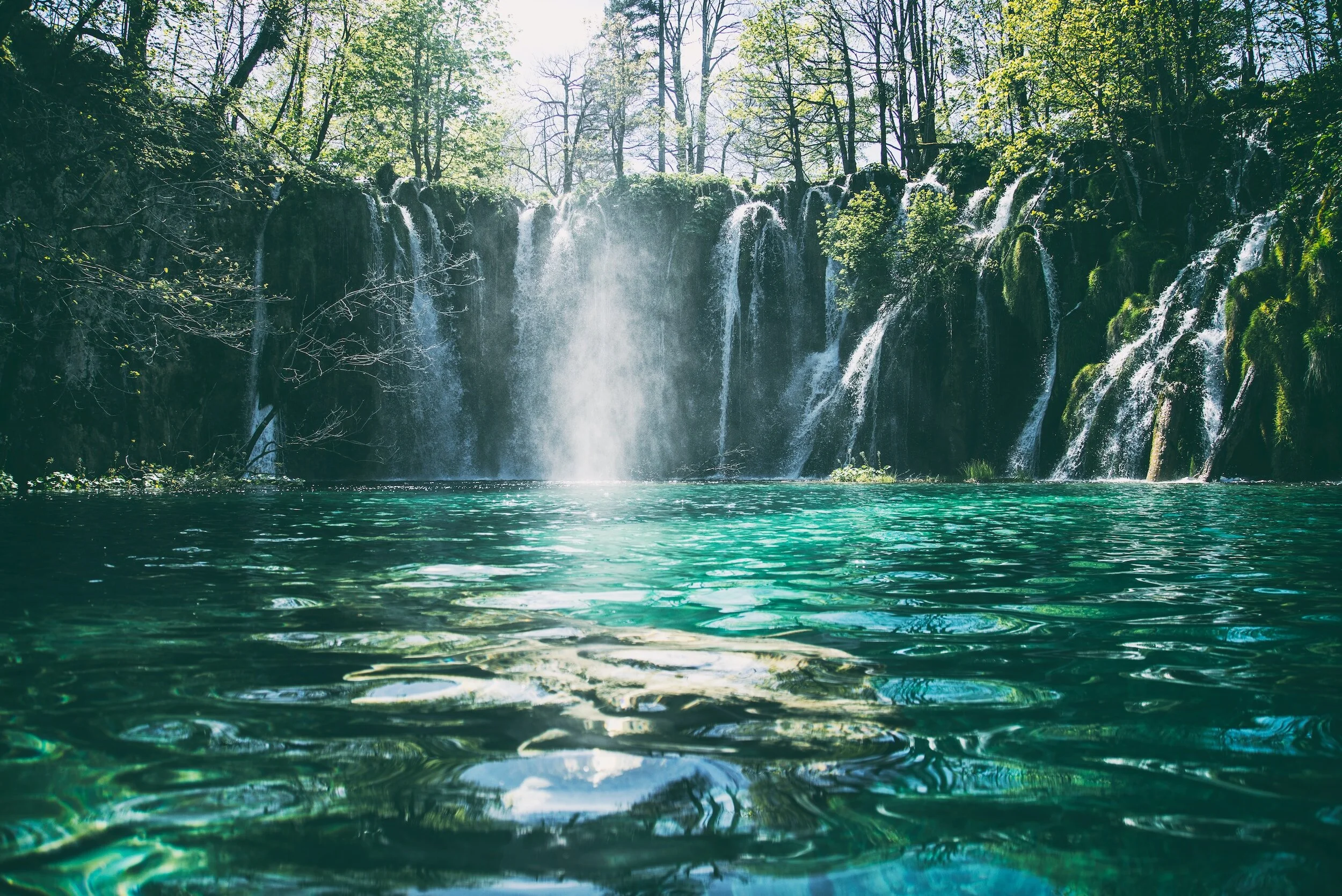 clear waterfall