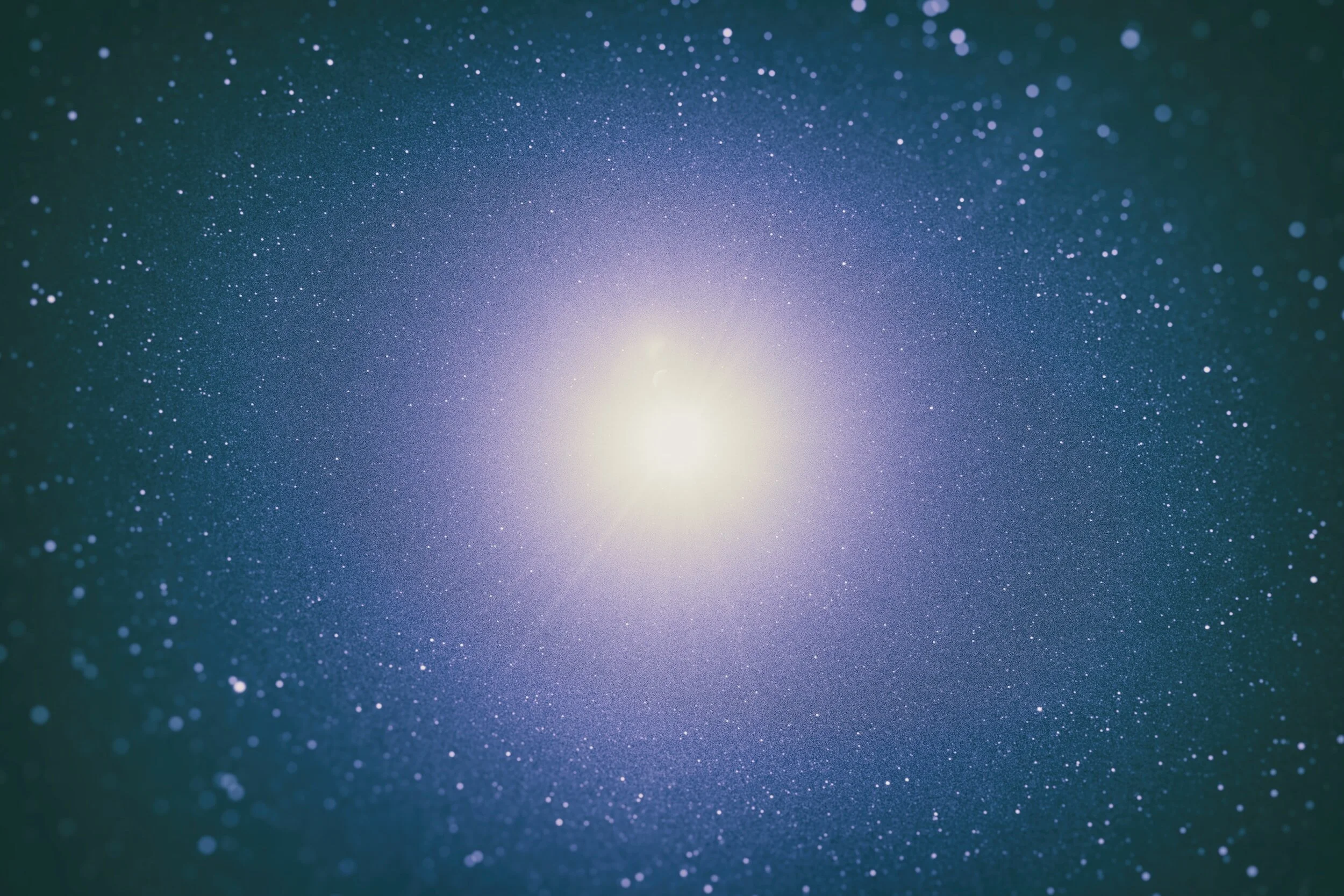 glowing star in the sky