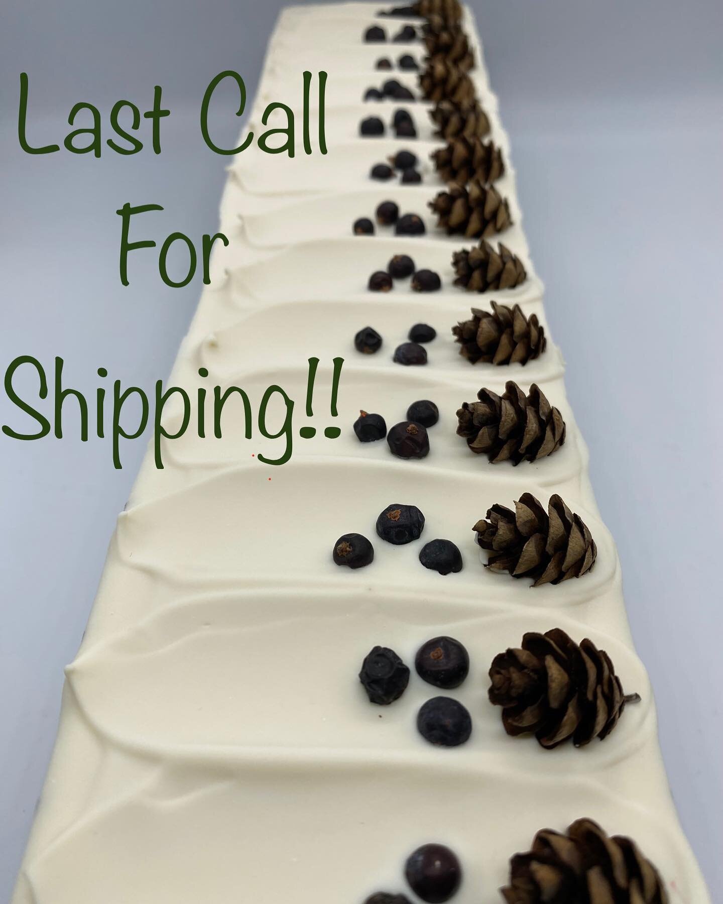 Today and tomorrow are your last days for 2-day shipping to make it before Christmas!! Local pickup available until Wednesday or grab some @twosticksbakery or @heritagehairstudio!

#soap #christmas #smallbusiness #cpsoap #holiday #candles #gifts #han