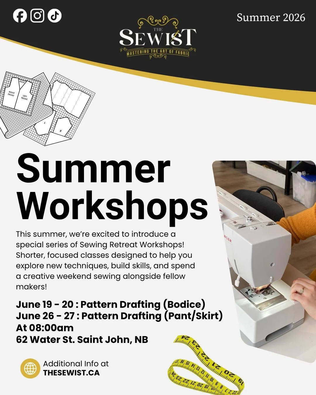 Introducing our Summer Workshops ☀️✂️

This June, we&rsquo;re offering a series of special workshops designed as focused, 2-day experiences where you can slow down, learn something new, and leave with practical skills you can keep building on long af