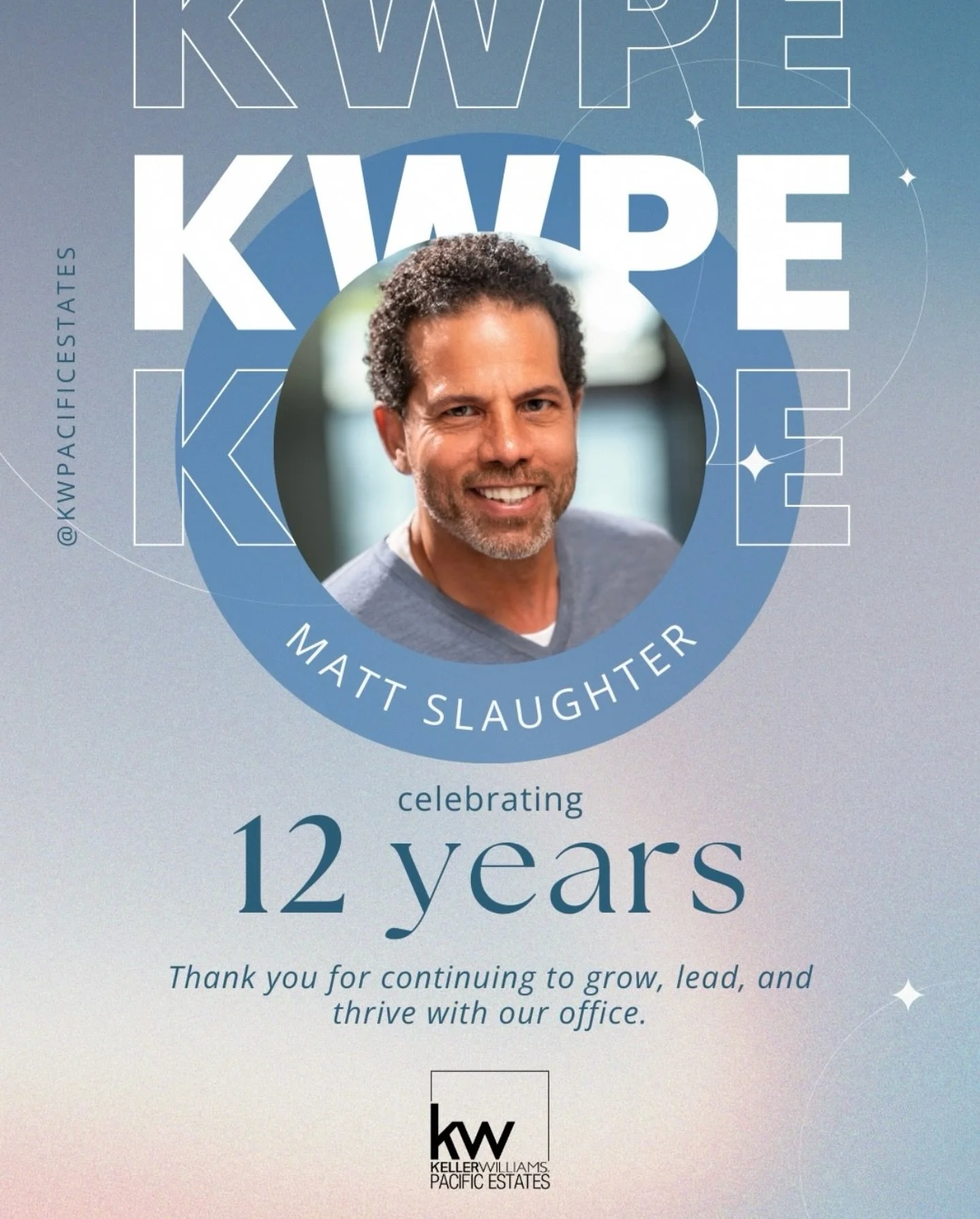 Cheers to 12 years! 🎉

Congrats to Matt &mdash; a seasoned Realtor with incredible knowledge of the Long Beach area and communities all across SoCal. 

Your positive energy, dedication, and expertise make such a difference to our team and our client