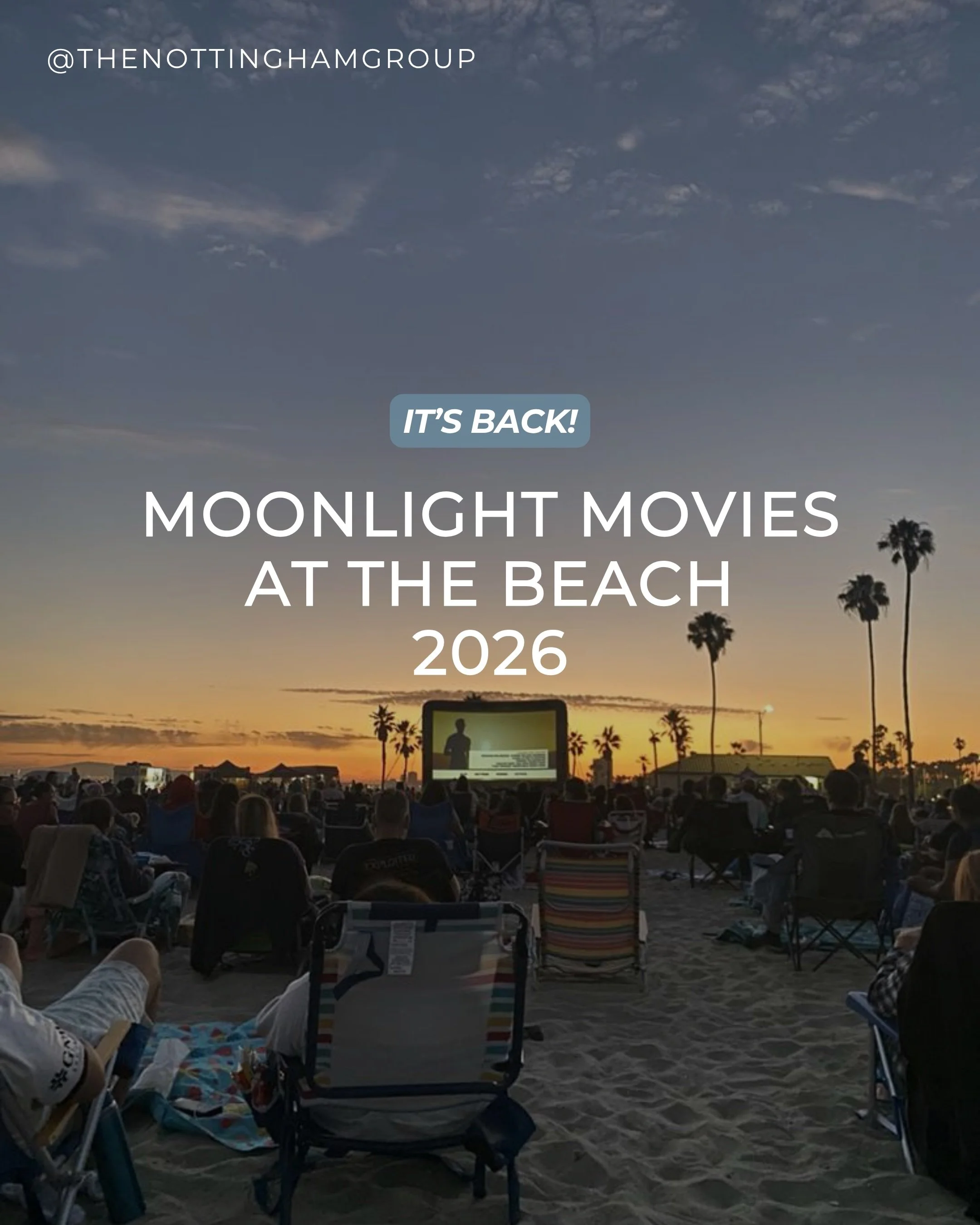 There&rsquo;s just something different about watching a movie with your feet in the sand🏝️

Moonlight movies on the beach is returning to Granada Beach this summer, bringing six free movie nights under the stars for friends and family to enjoy.

Sav