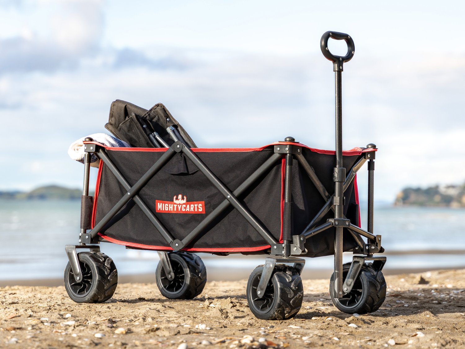 Folding Beach Cart - Mighty Carts - Garden Carts