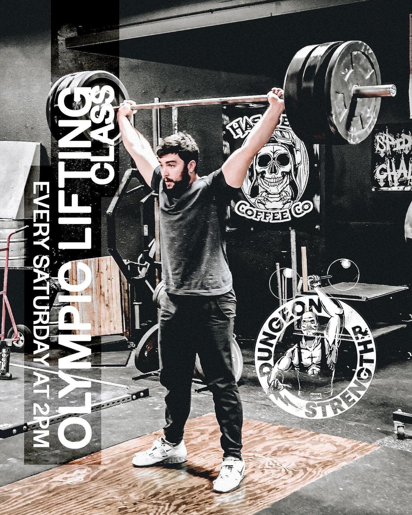 Take advantage of our new Olympic lifting class now available every Saturday at 2PM. Class is FREE for all DSRX members.

https://www.dungeonstrengthrx.com/

#dungeonstrengthrx

#powerlifting #strongman #squat #bench #deadlift #strongwoman #liftheavy
