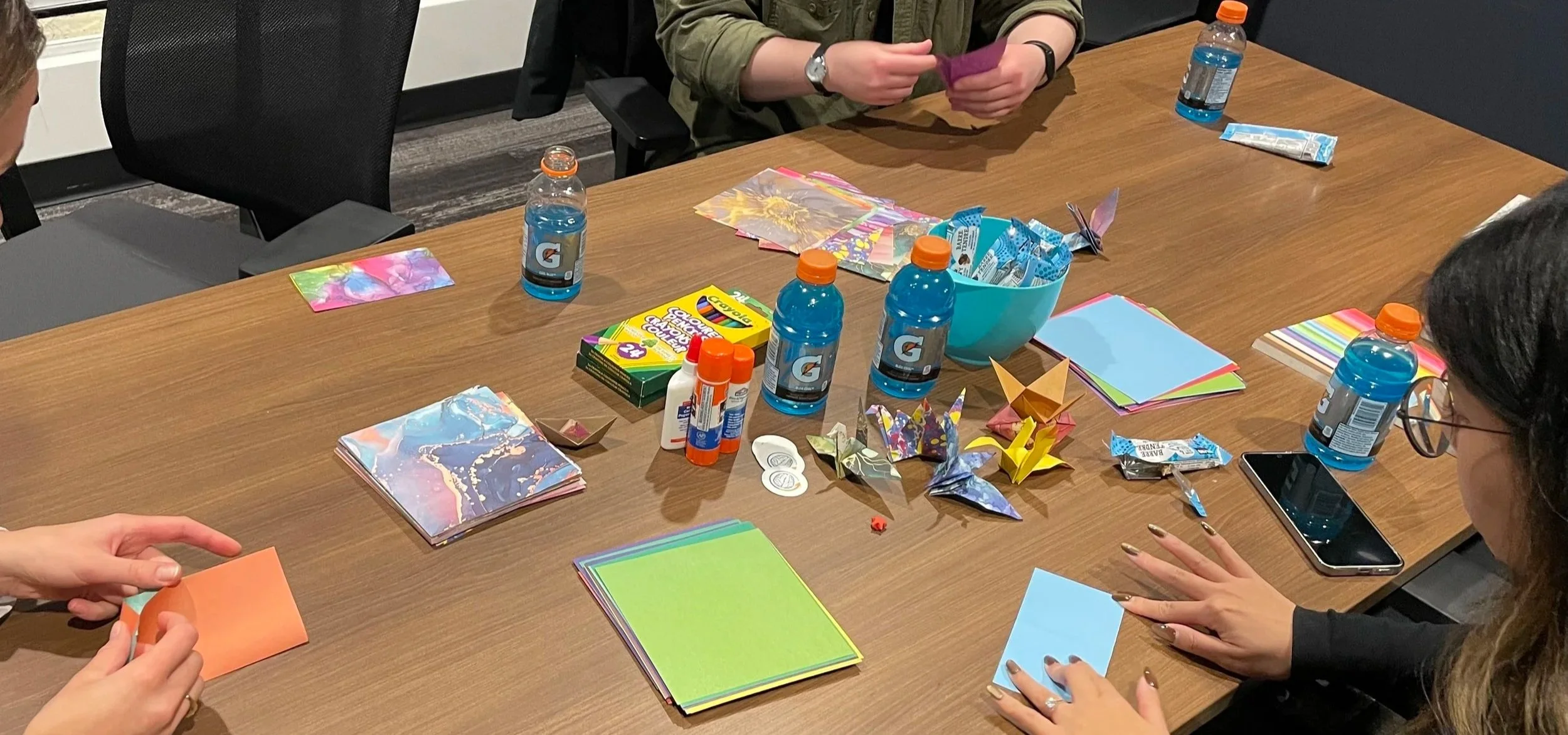 Learn creative coping strategies like Origami.