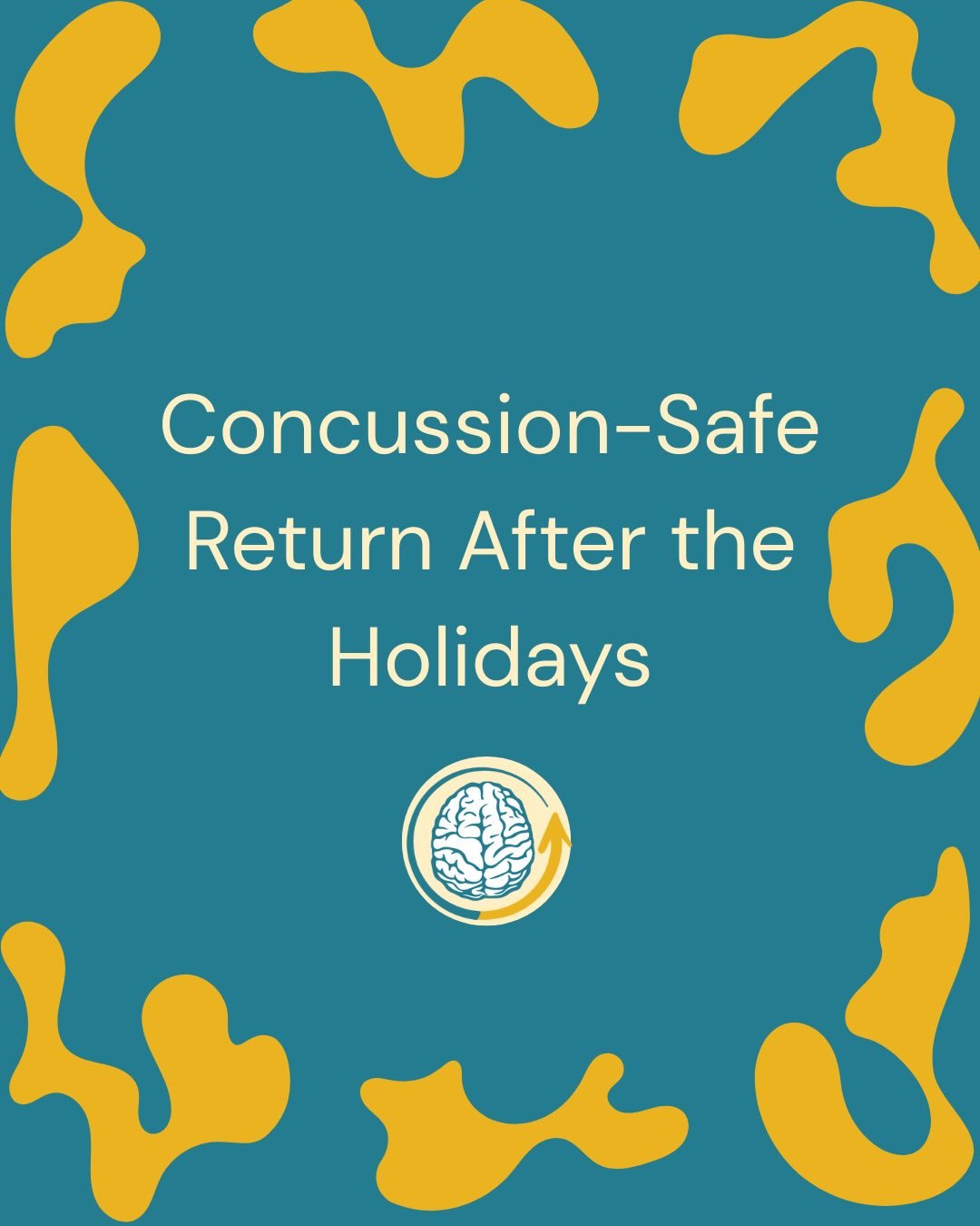 Concussion-Safe Return After the Holidays

Easing back into school or work after the holidays matters&mdash;your brain is still healing. 💛

✔️ Start with half-days if needed
✔️ Plan a quiet, low-stim space for breaks
✔️ Ask for extra time and flexib