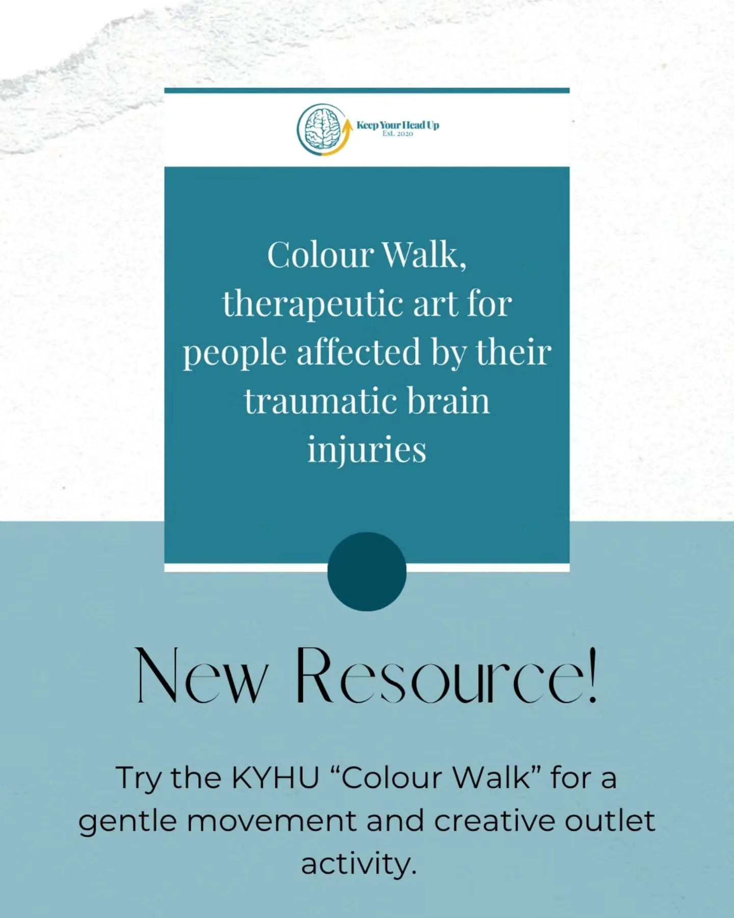 Introducing Colour Walk!

A new resource created for people affected by their traumatic brain injury (TBI)!

Colour Walk encourages you to slow down, step outside, and notice the colours around you. 🌿🎨
Take a walk at your own pace and look for colo