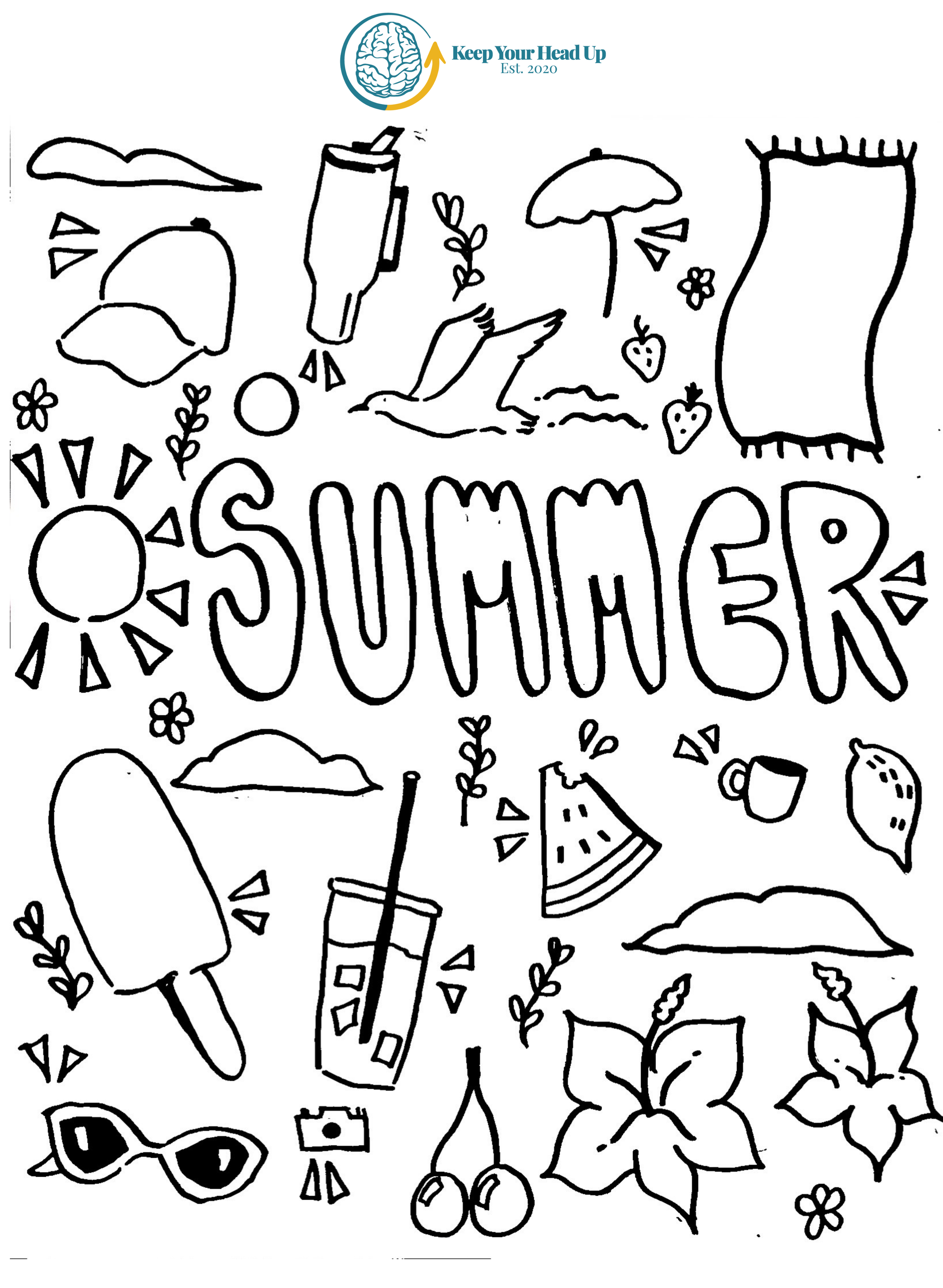 Summer Colouring Page (Maya S.)