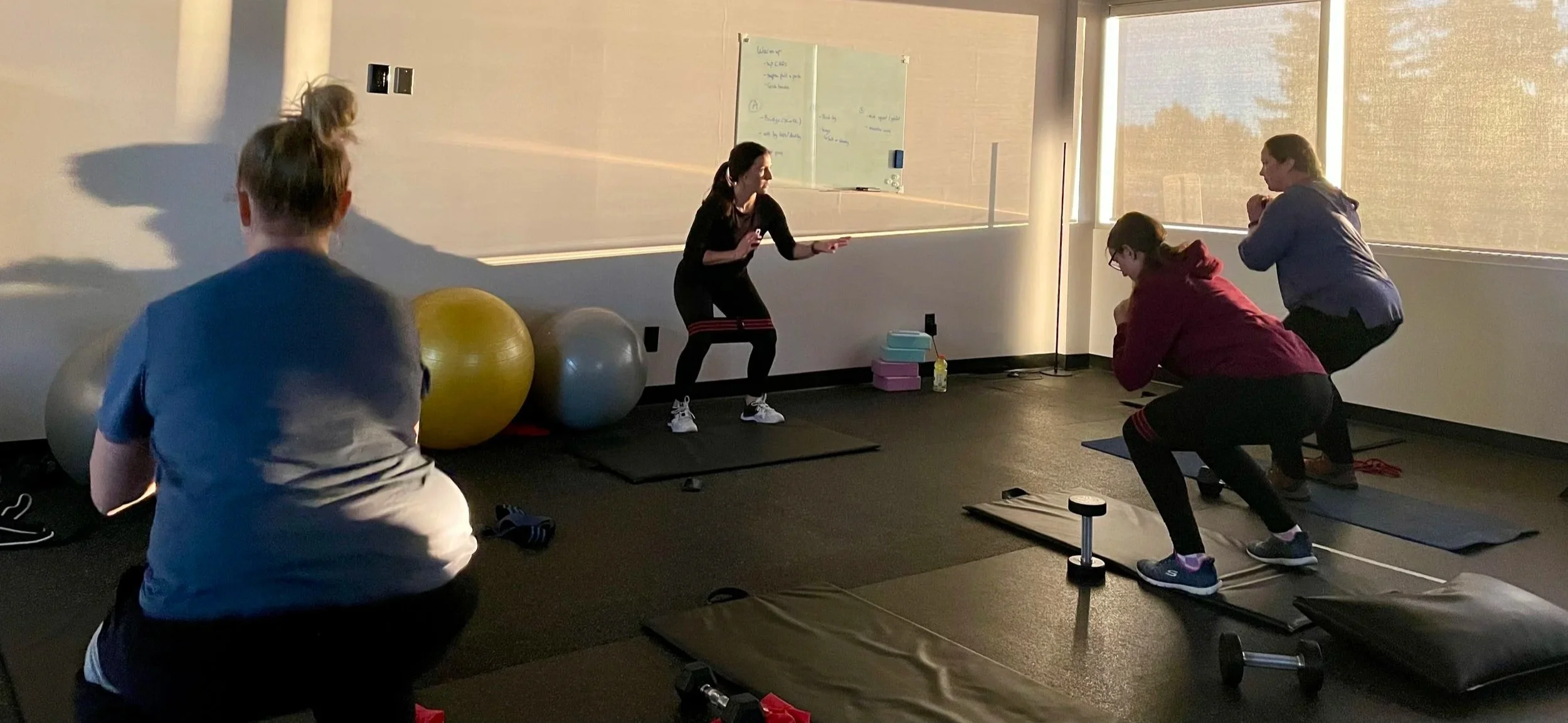 Brain injury fitness classes and yoga.