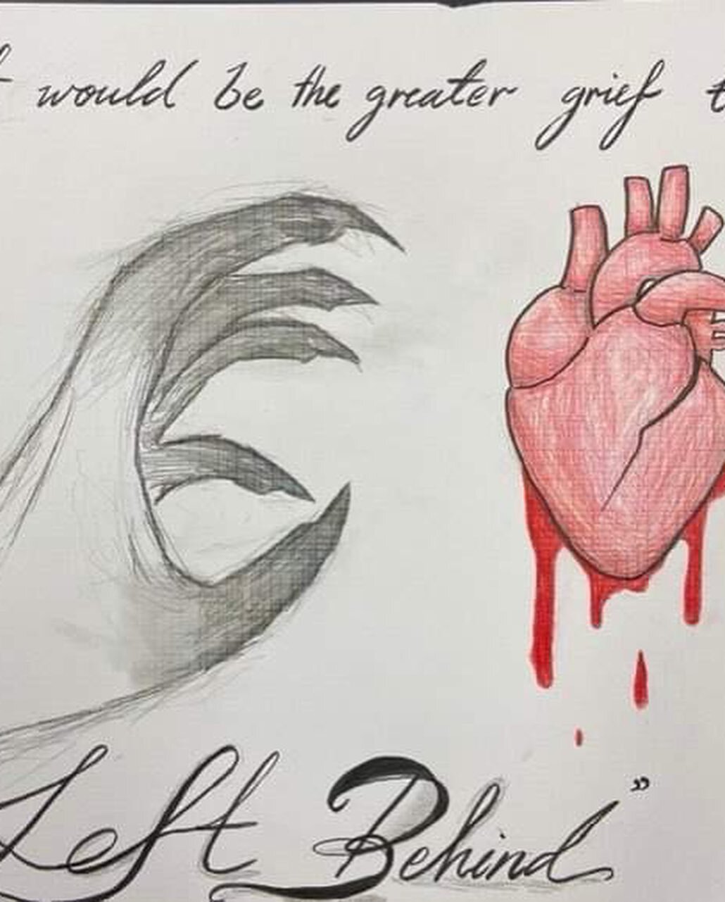 Today, Year 10 English created visualizations of &lsquo;love&rsquo; and &lsquo;tragedy&rsquo; in their introductory lesson for their film study of Baz Luhrmann&rsquo;s Romeo and Juliet. #creativity