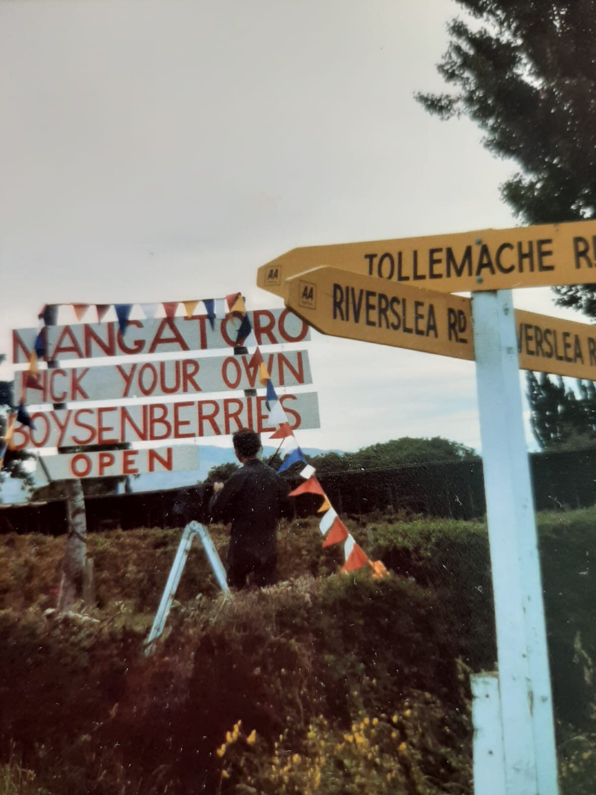 Opening day of our first season in 1983