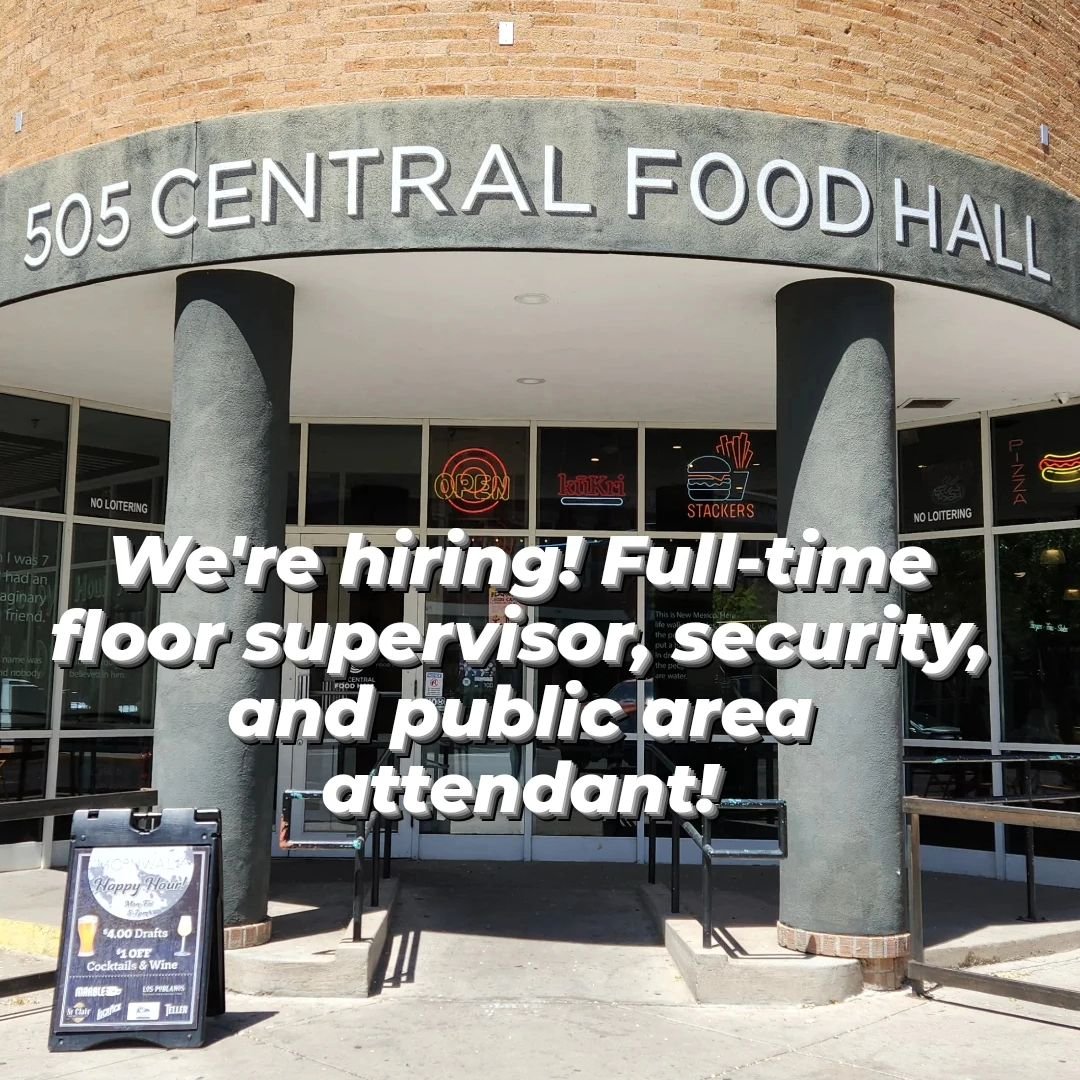 Busy food hall in the heart of downtown is looking for friendly and energetic people to join our team! Open 7 days a week with a 5 day work schedule. Opening shifts 10:30-4:30 and closing shifts 4:30-9:30/10:30 with 1-2 doubles a week. If interested,