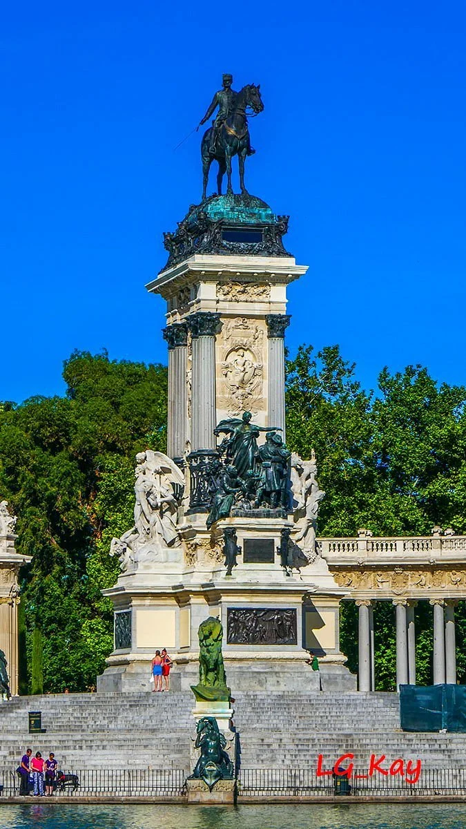 Retiro Park - Monument to King Alfonso XII