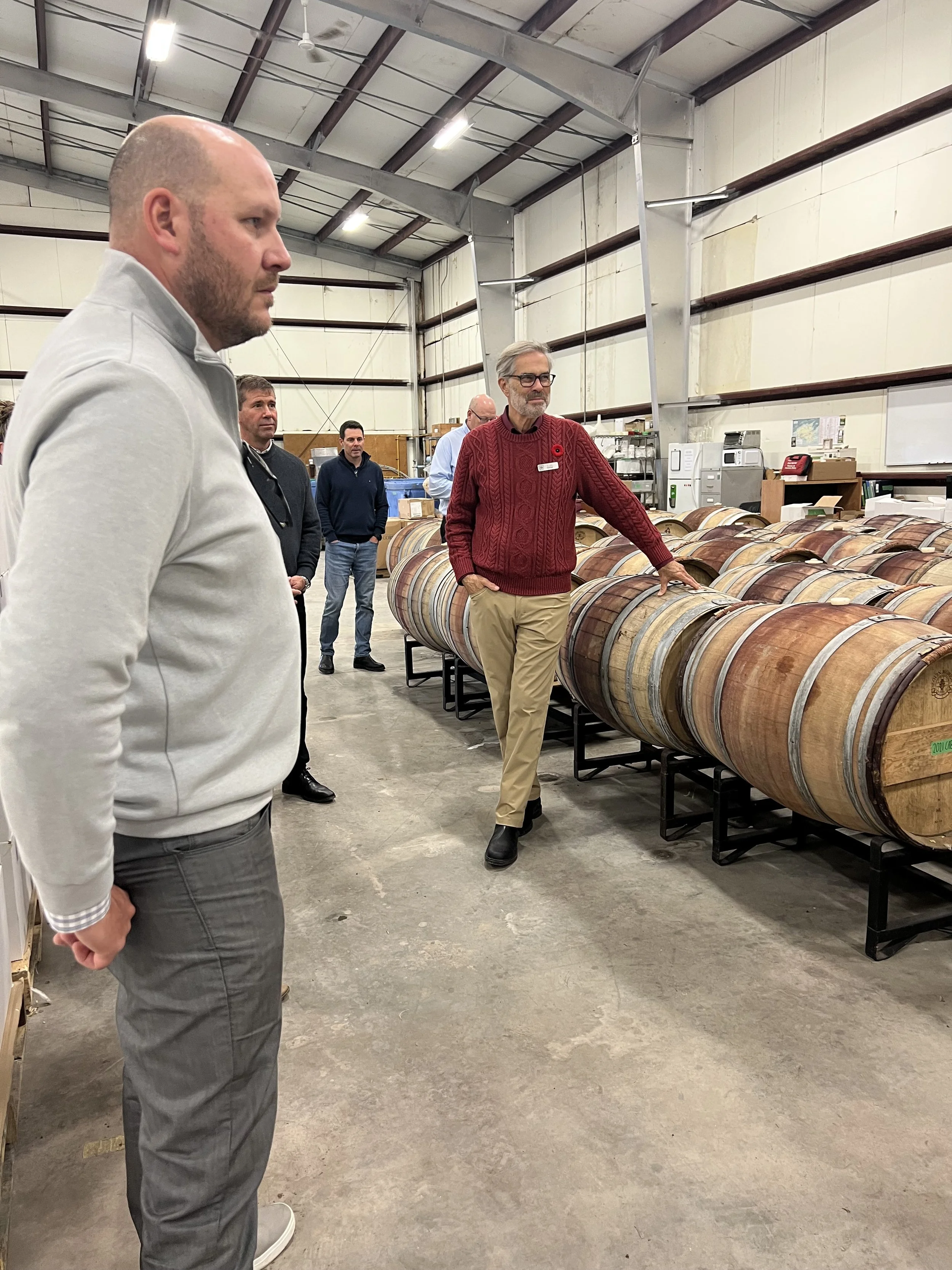 Saxe conducting Barrel Tasting.jpg