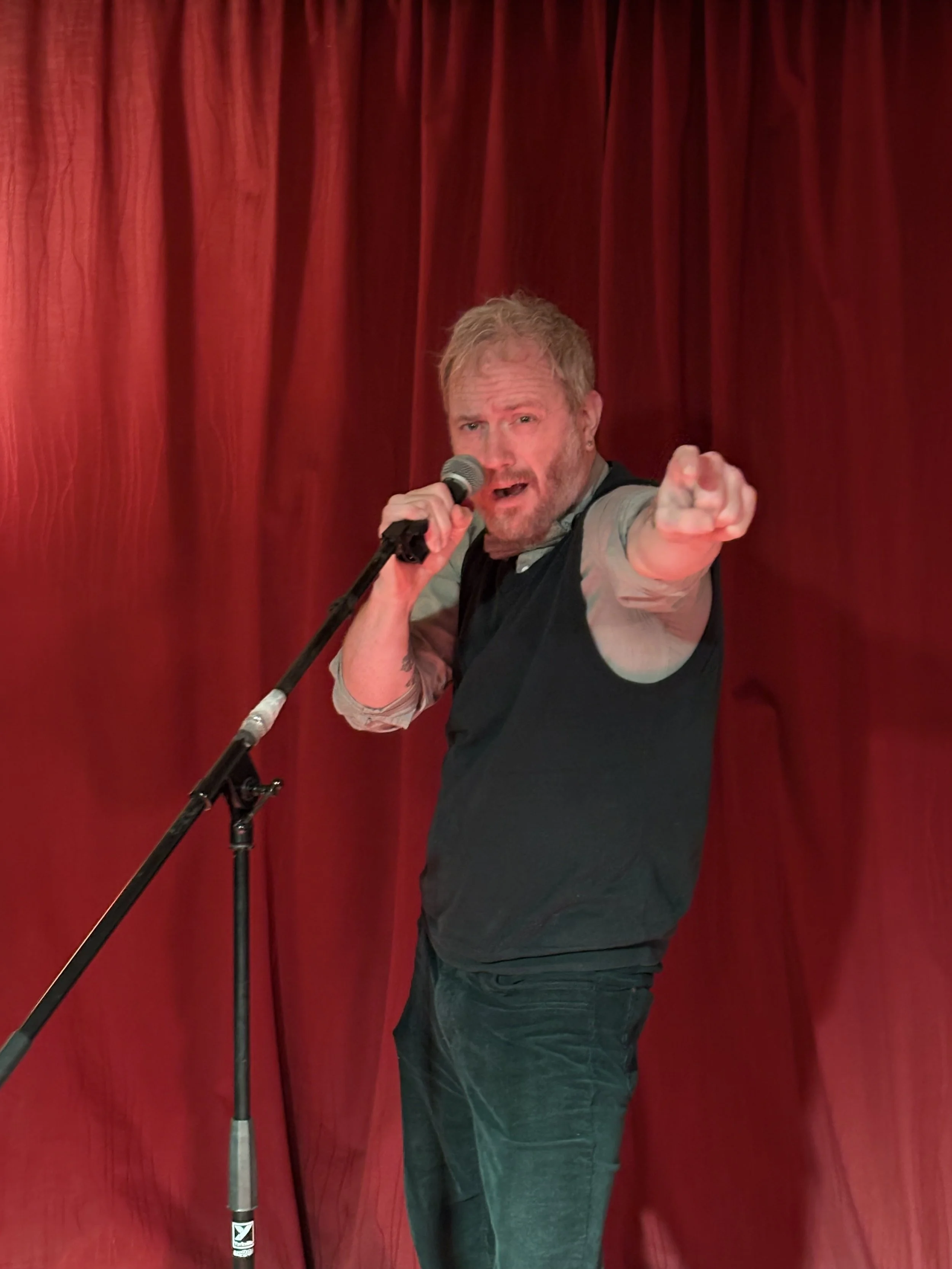 René Doing Karaoke.JPG