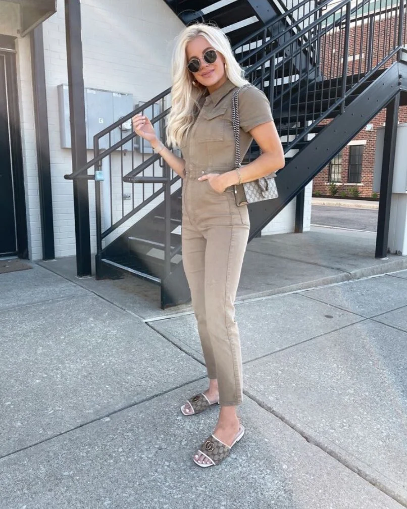 Fave Khaki Jumpsuit